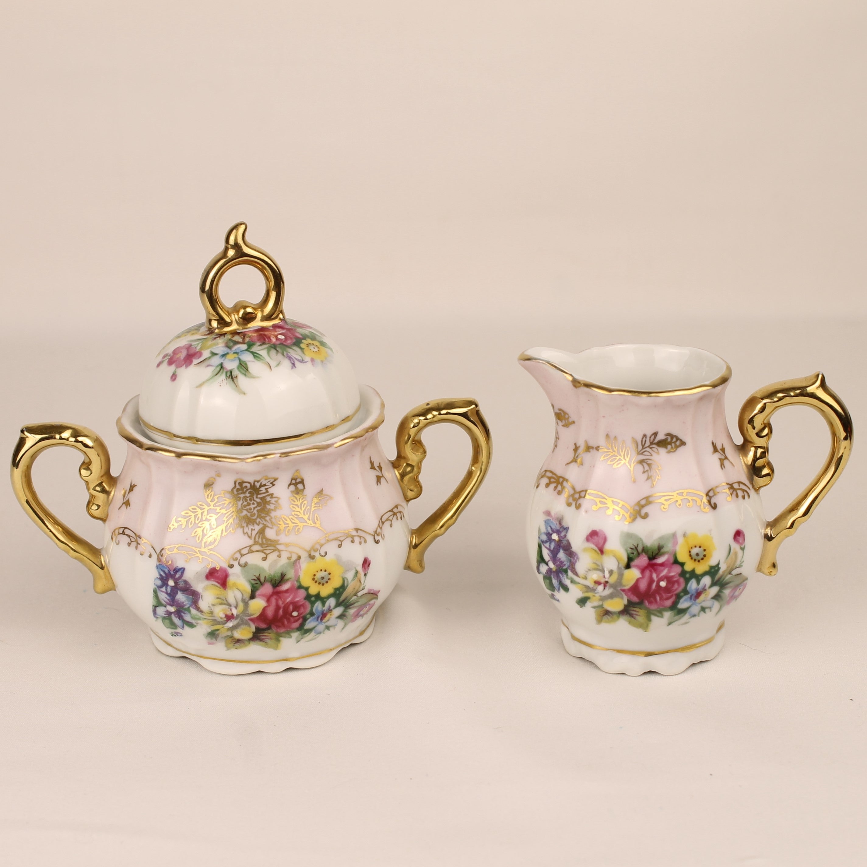 Japanse Porseleinen Suikerpot & Melkkan | SAJI Fine China