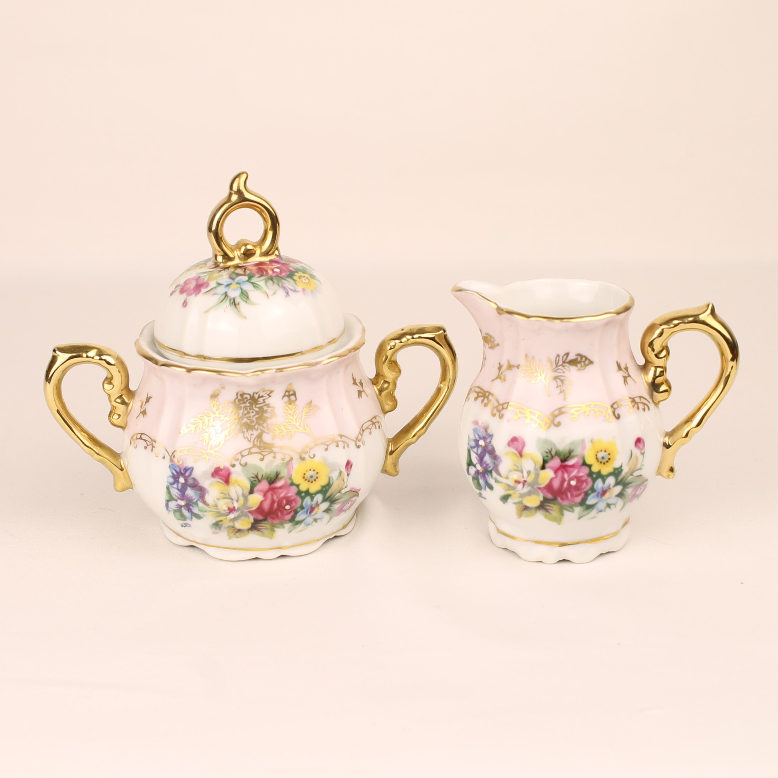 Japanse Porseleinen Suikerpot & Melkkan | SAJI Fine China