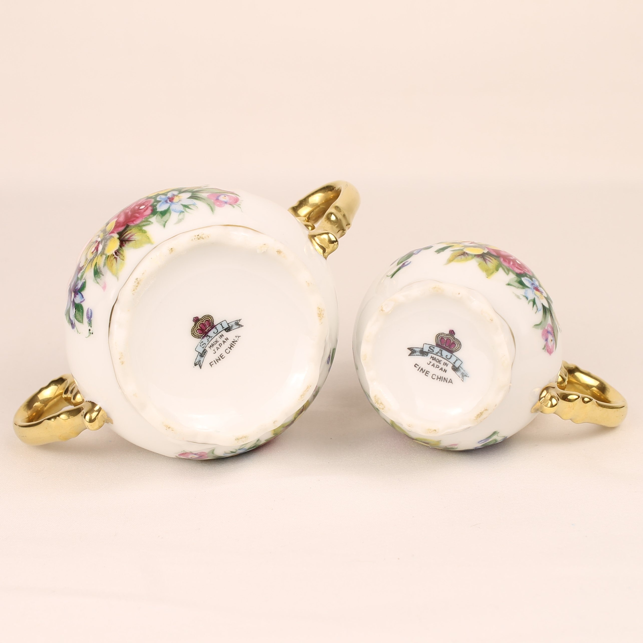 Japanse Porseleinen Suikerpot & Melkkan | SAJI Fine China