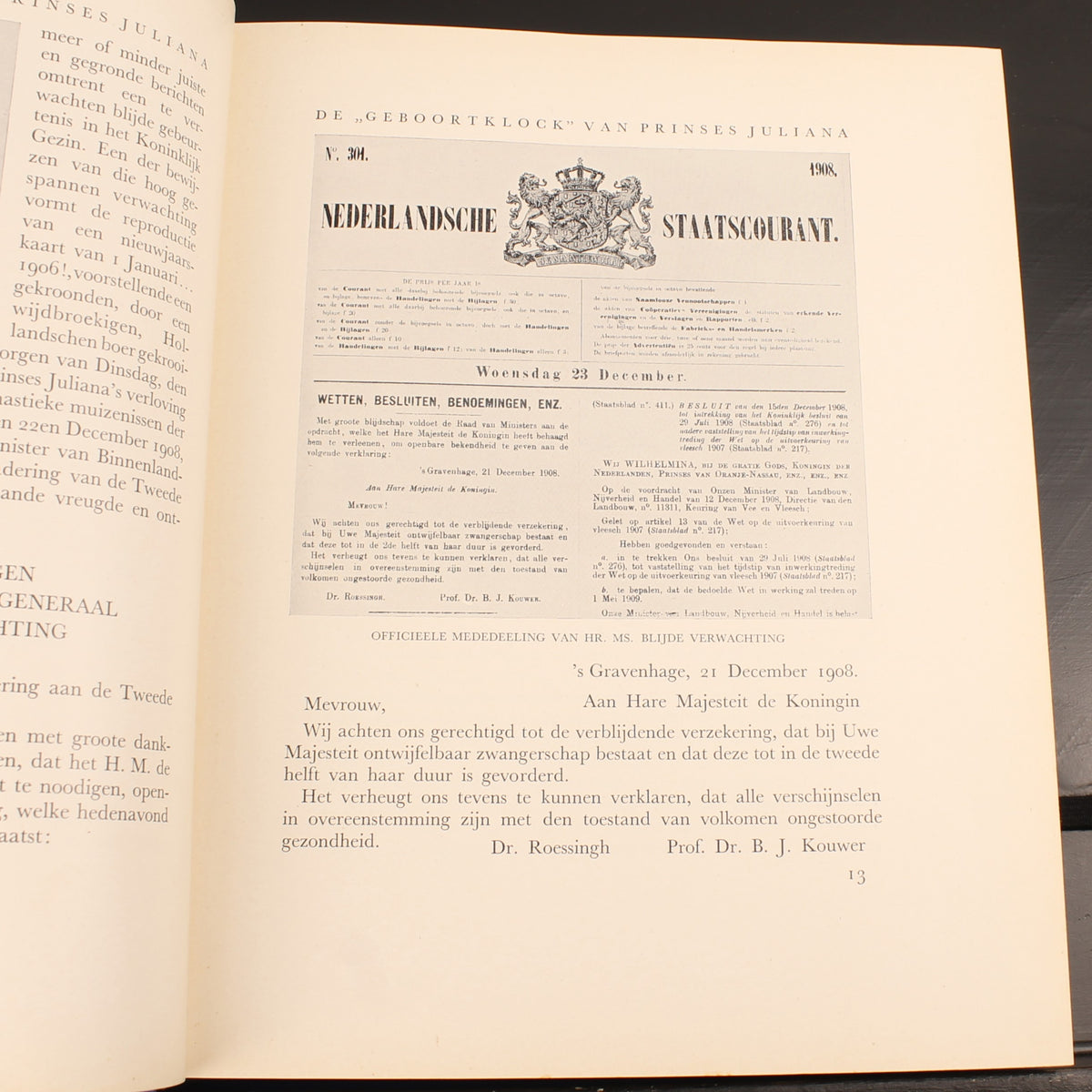 Libro conmemorativo Oranje-Nassau | Boda de Juliana y Bernardo 1937