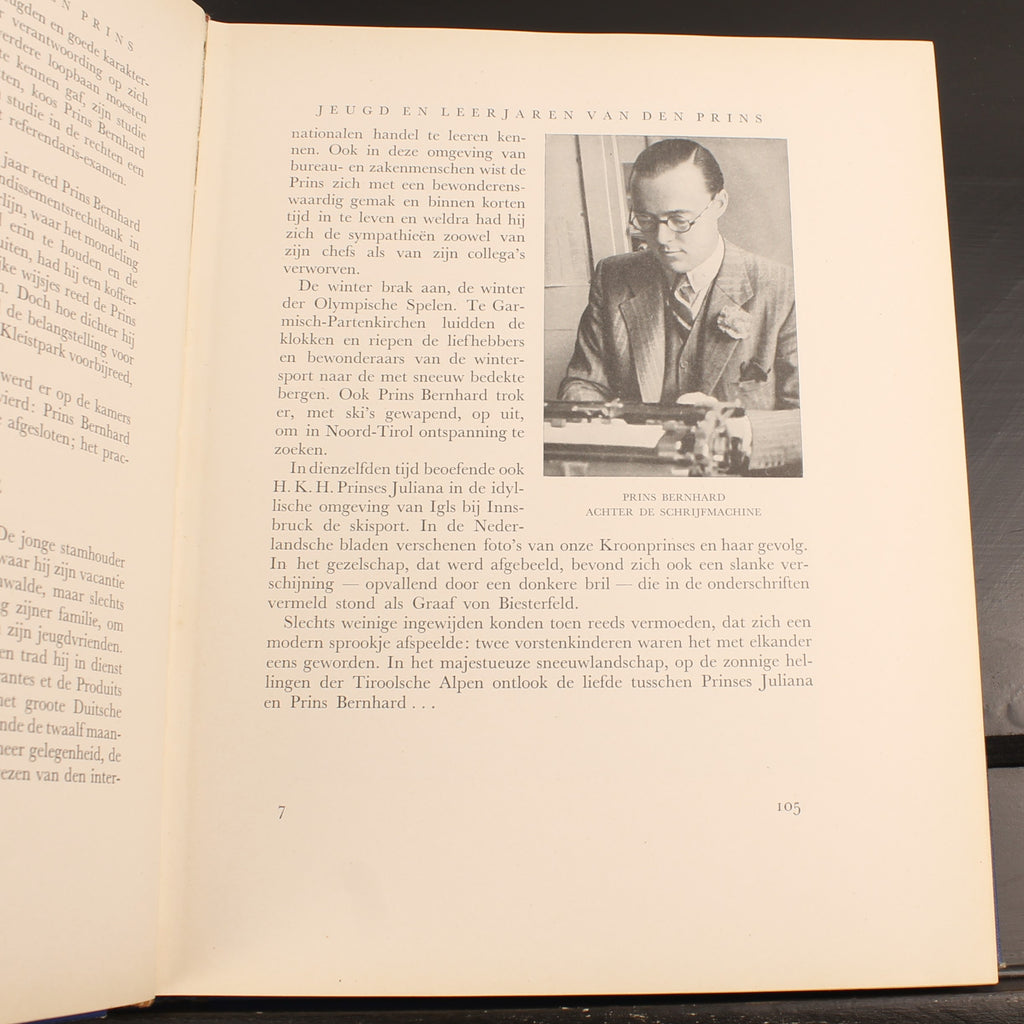 Libro conmemorativo Oranje-Nassau | Boda de Juliana y Bernardo 1937