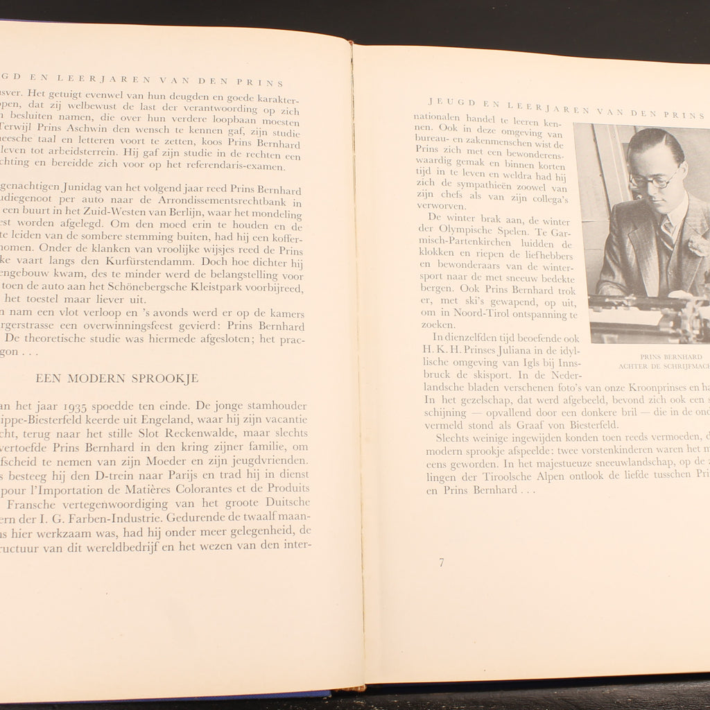 Libro conmemorativo Oranje-Nassau | Boda de Juliana y Bernardo 1937