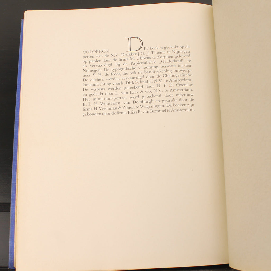 Libro conmemorativo Oranje-Nassau | Boda de Juliana y Bernardo 1937