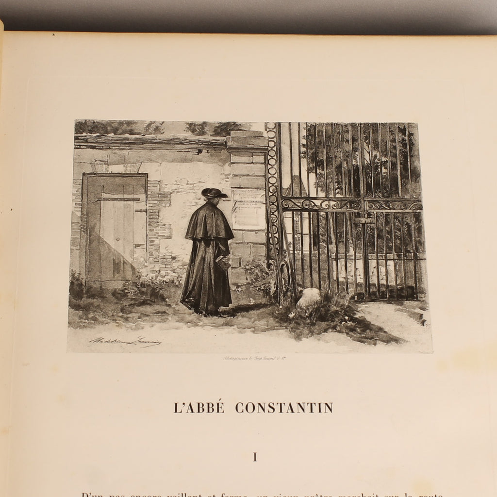 L’Abbé Constantin (1887) – Luxe Franse Illustratie-editie door Madeleine Lemaire – Grootformaat 32 cm