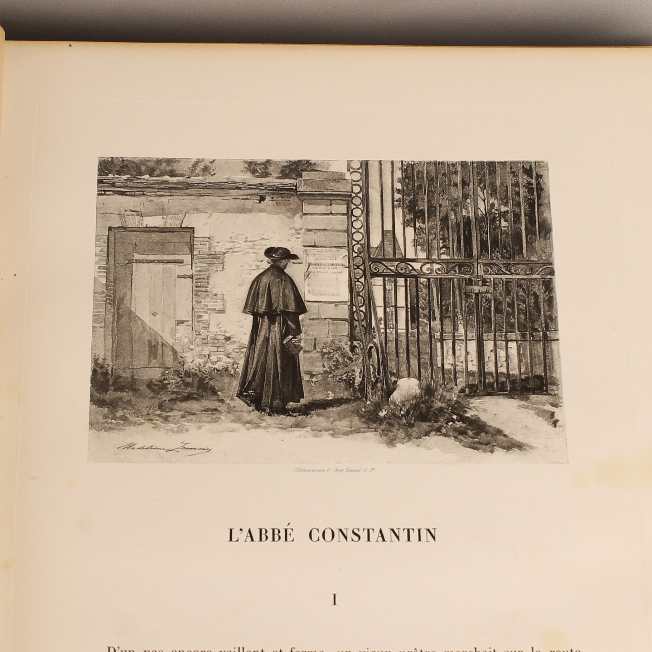 L’Abbé Constantin (1887) – Luxe Franse Illustratie-editie door Madeleine Lemaire – Grootformaat 32 cm