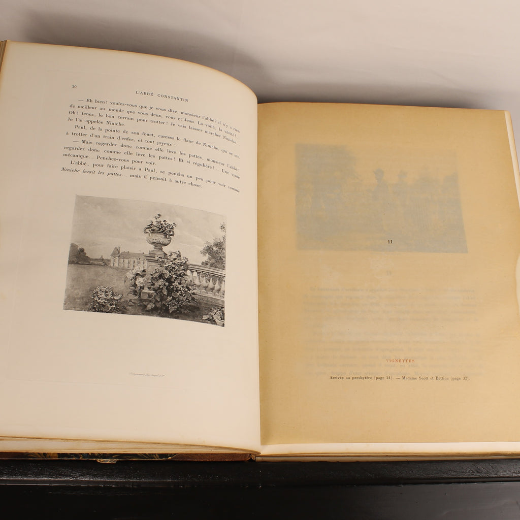 L’Abbé Constantin (1887) – Luxe Franse Illustratie-editie door Madeleine Lemaire – Grootformaat 32 cm
