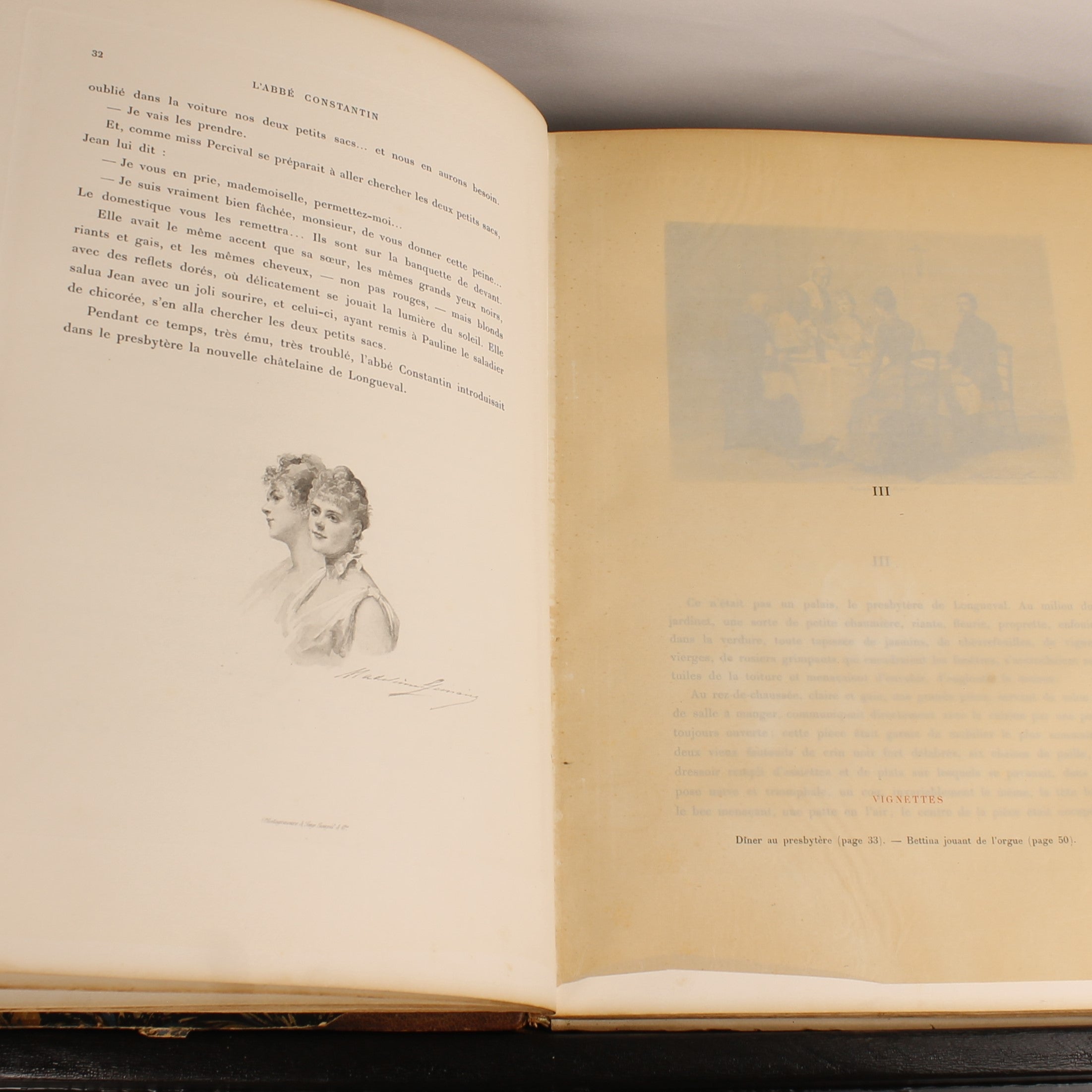 L’Abbé Constantin (1887) – Luxe Franse Illustratie-editie door Madeleine Lemaire – Grootformaat 32 cm