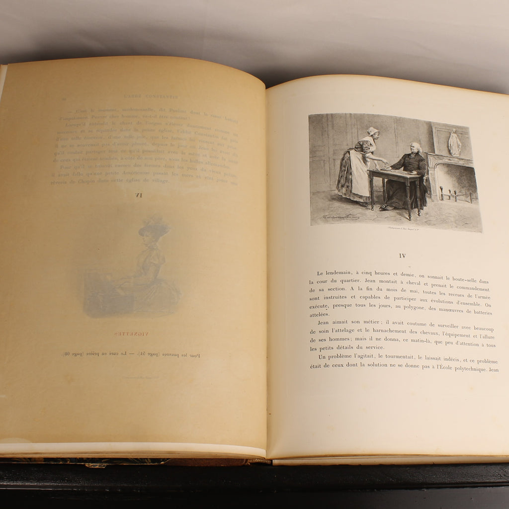 L’Abbé Constantin (1887) – Luxe Franse Illustratie-editie door Madeleine Lemaire – Grootformaat 32 cm
