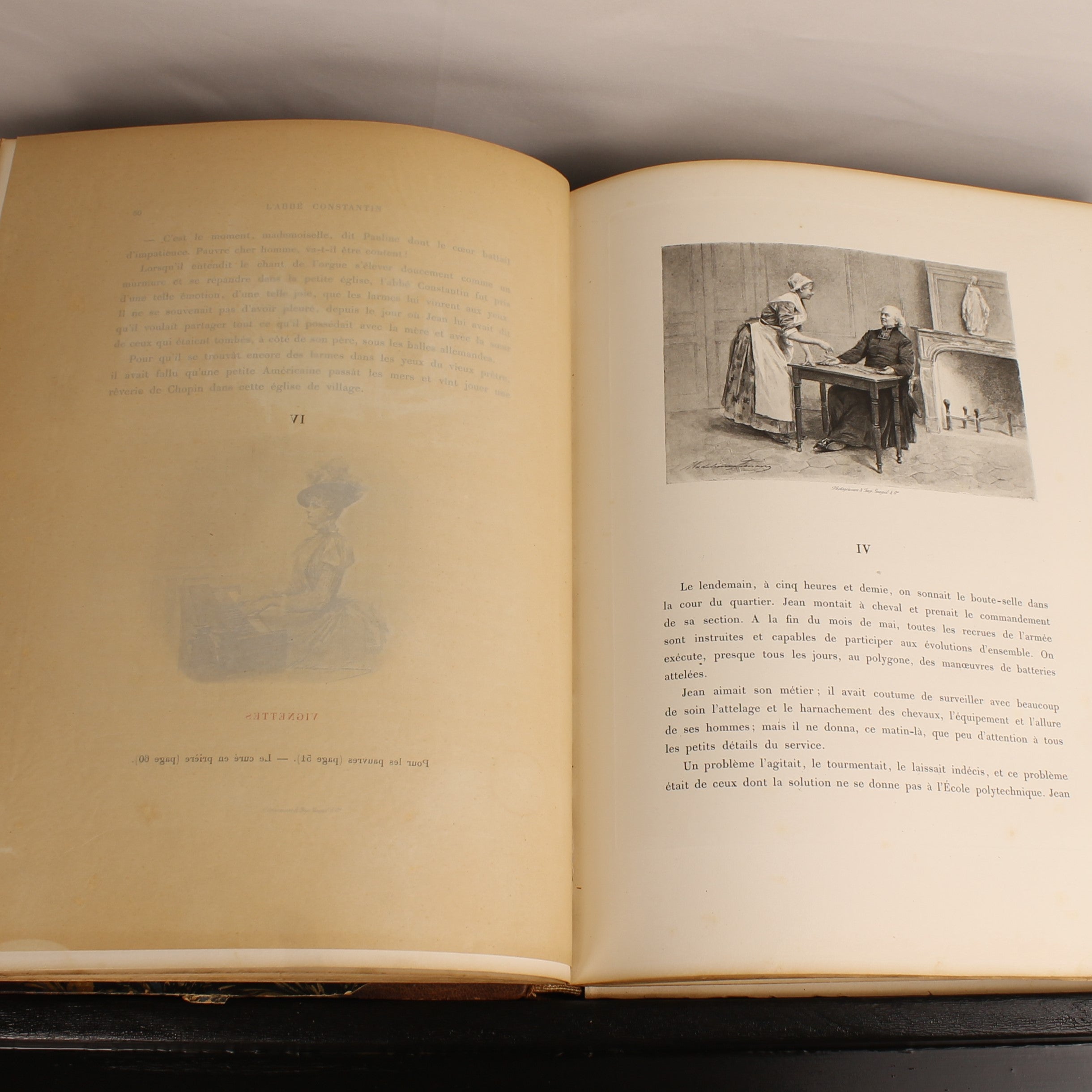 L’Abbé Constantin (1887) – Luxe Franse Illustratie-editie door Madeleine Lemaire – Grootformaat 32 cm