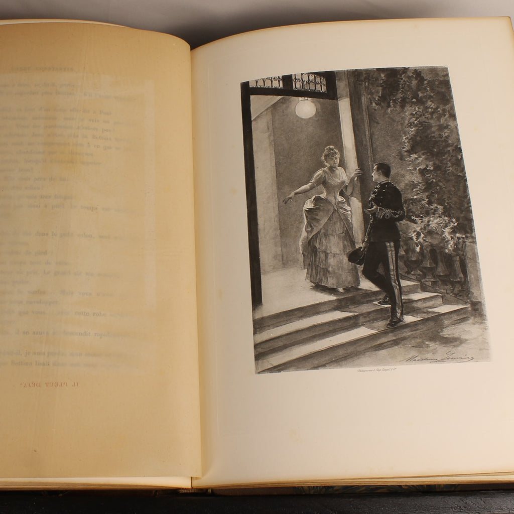 L’Abbé Constantin (1887) – Luxe Franse Illustratie-editie door Madeleine Lemaire – Grootformaat 32 cm