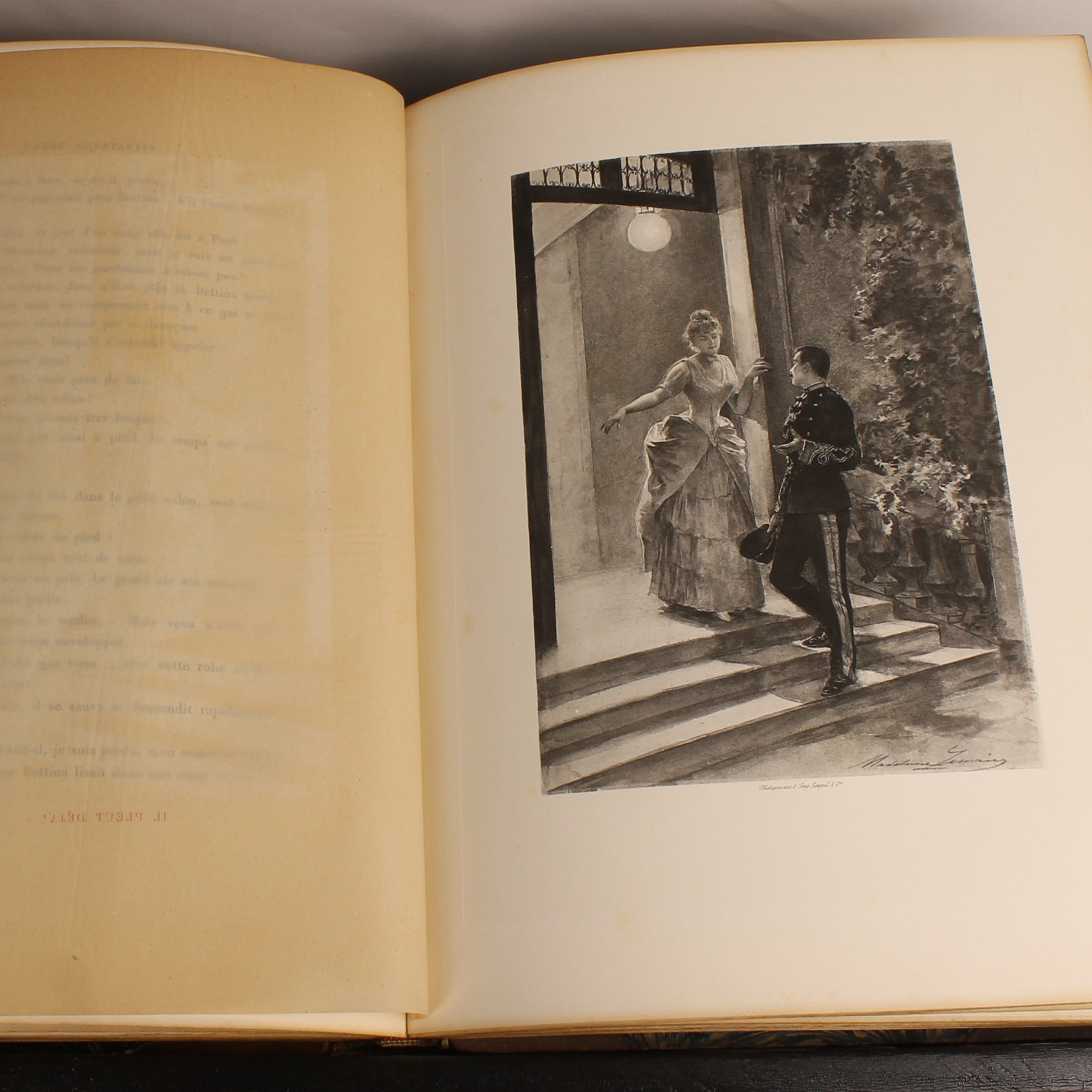 L’Abbé Constantin (1887) – Luxe Franse Illustratie-editie door Madeleine Lemaire – Grootformaat 32 cm
