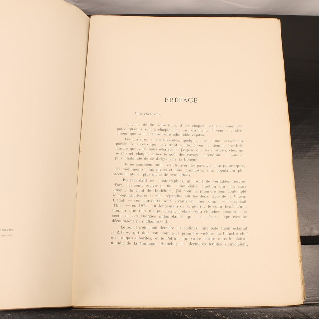 Prague - Henri Hantich - First Edition 1905 - Author's dedication to Karel Chytil