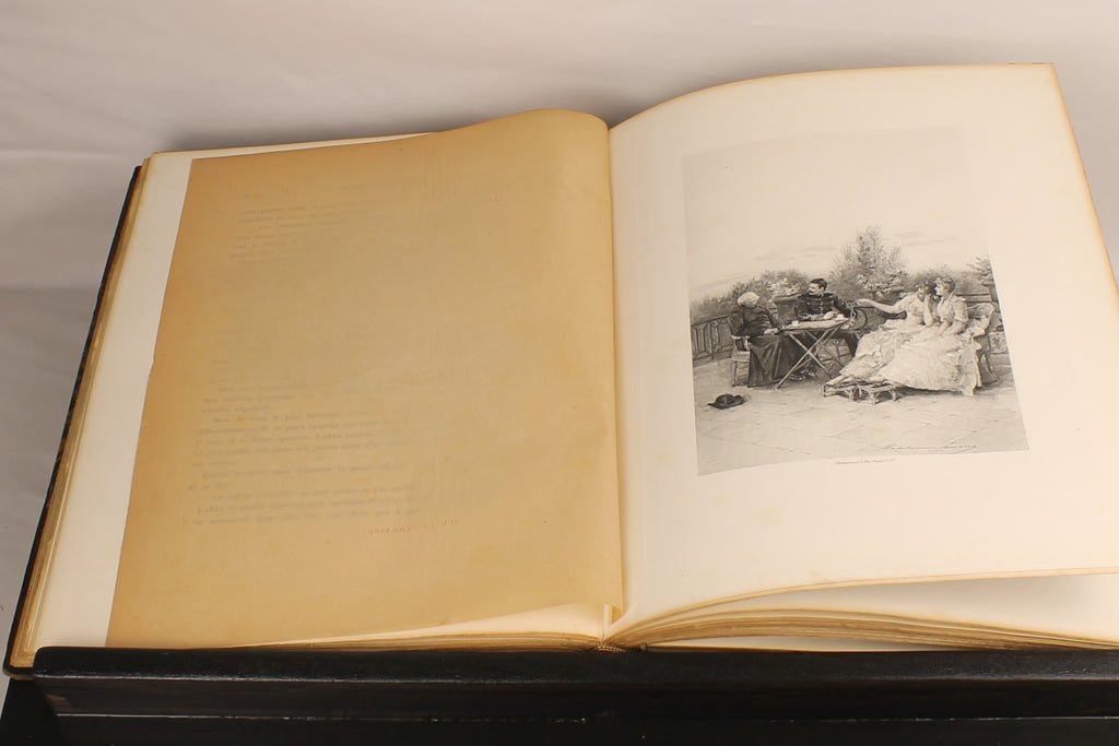 L’Abbé Constantin (1887) – Luxe Franse Illustratie-editie door Madeleine Lemaire – Grootformaat 32 cm