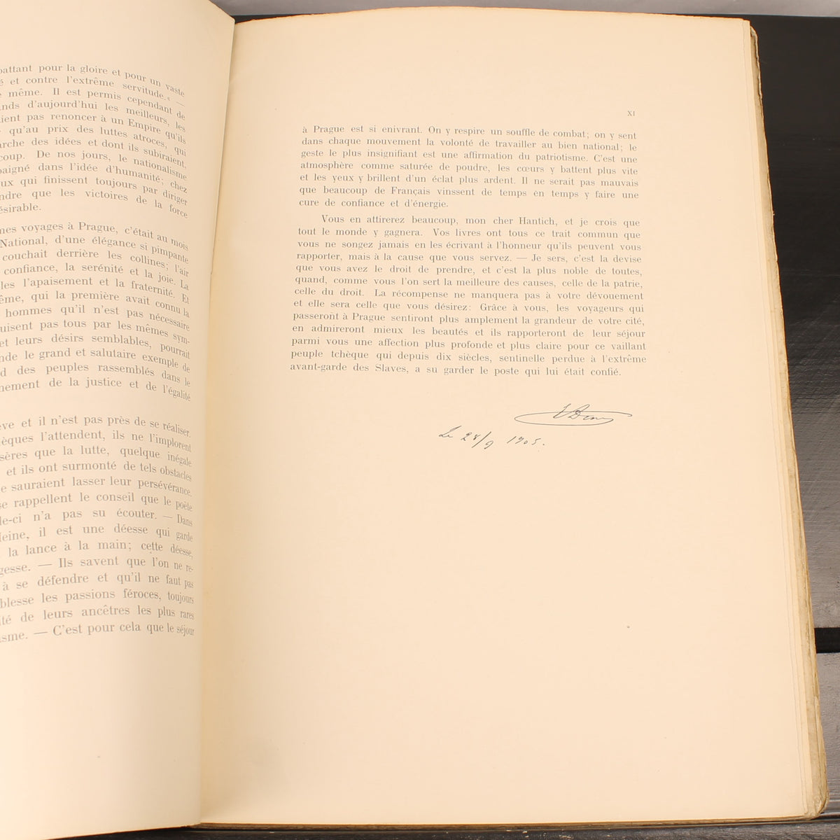 Prague - Henri Hantich - First Edition 1905 - Author's dedication to Karel Chytil