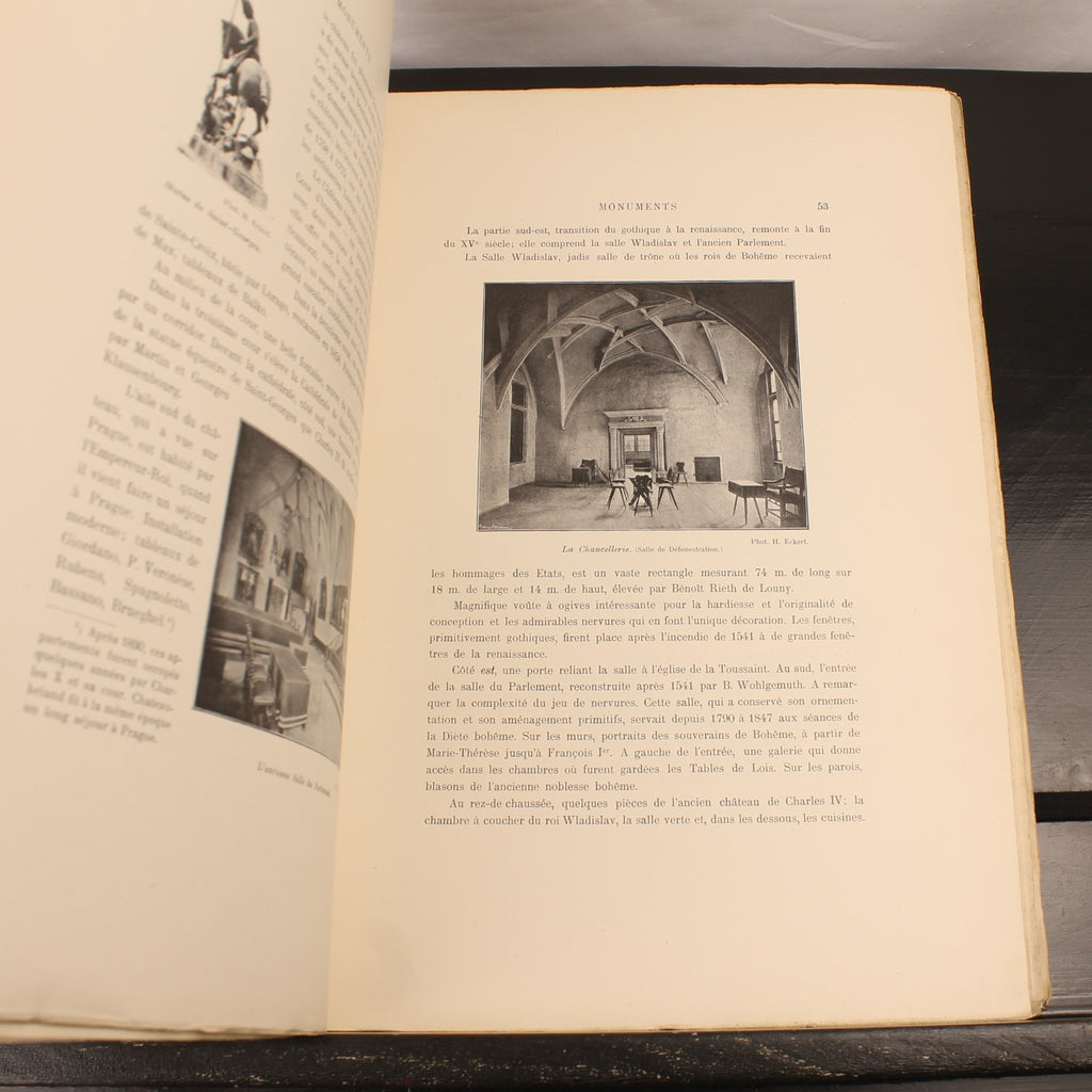 Prague - Henri Hantich - First Edition 1905 - Author's dedication to Karel Chytil