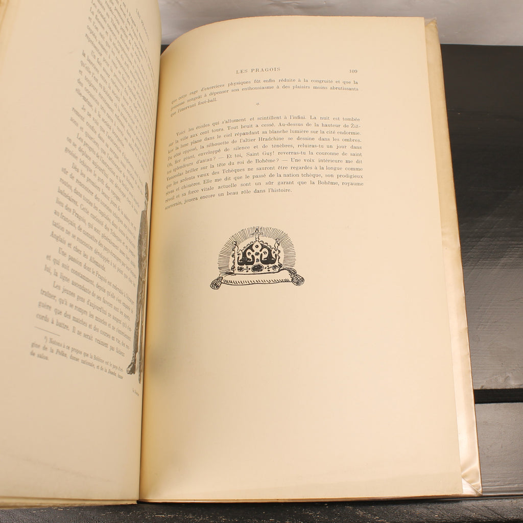Prague - Henri Hantich - First Edition 1905 - Author's dedication to Karel Chytil