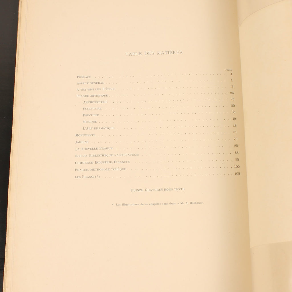 Prague - Henri Hantich - First Edition 1905 - Author's dedication to Karel Chytil