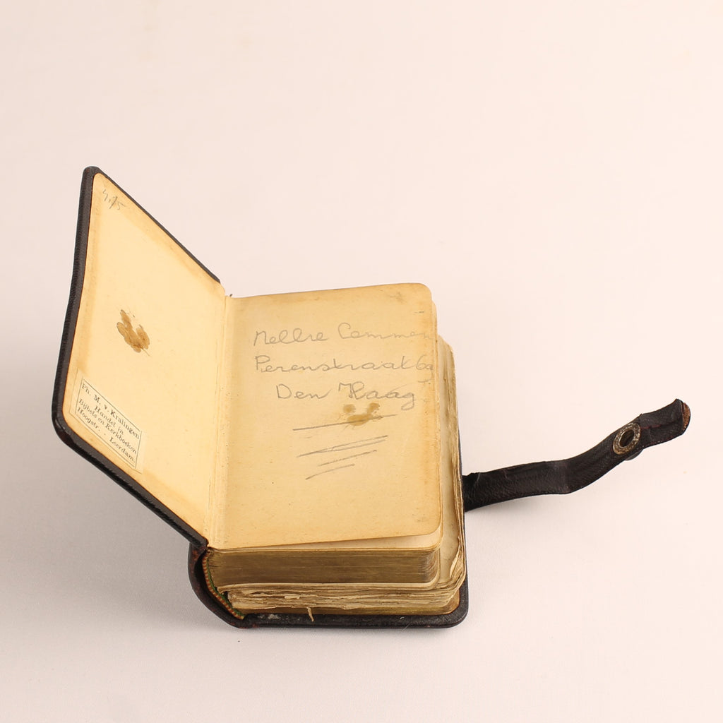 Bible de poche – Le Nouveau Testament – Gebr. Zomer & Keuning – Reliure en cuir avec fermoir – vers 1940