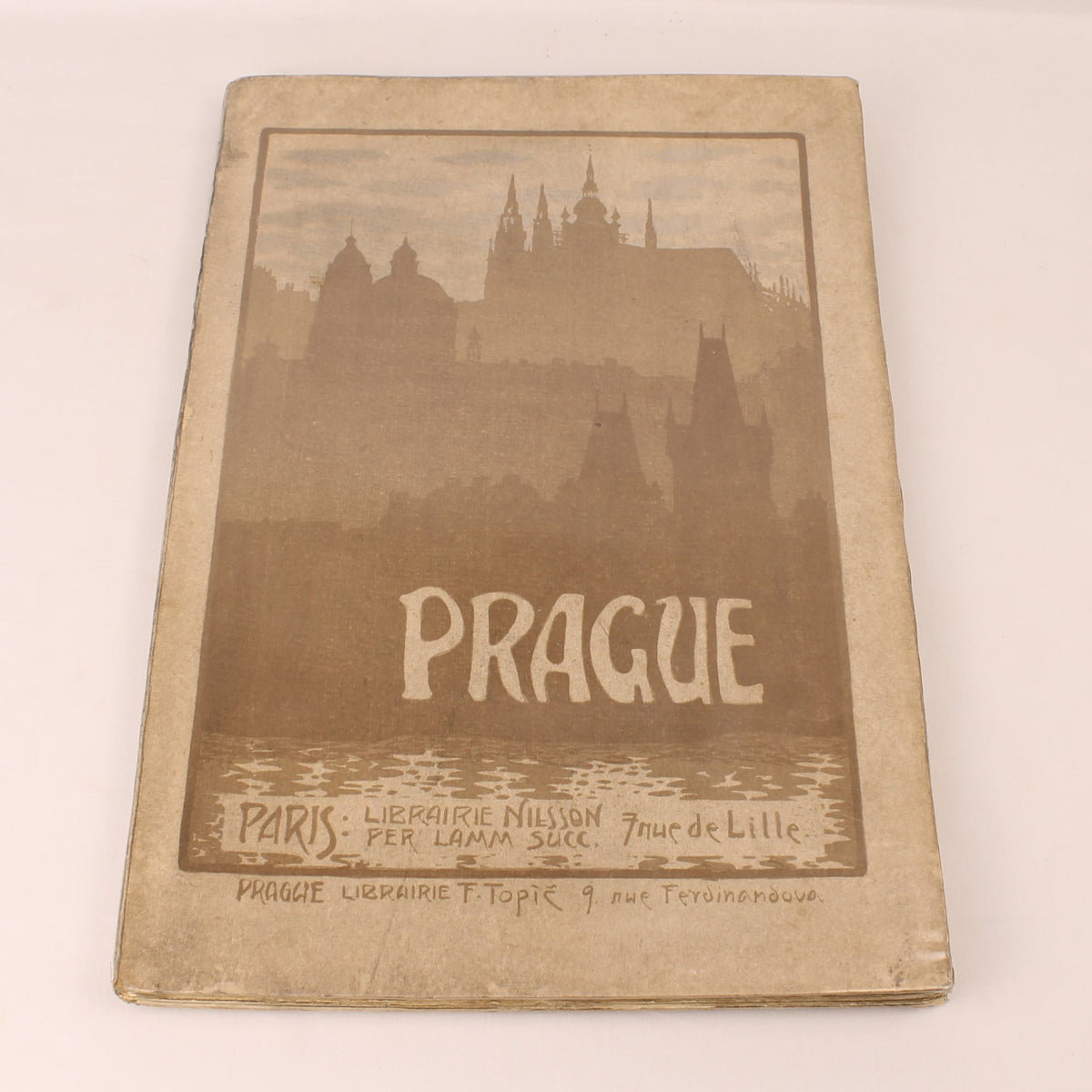 Prague - Henri Hantich - First Edition 1905 - Author's dedication to Karel Chytil