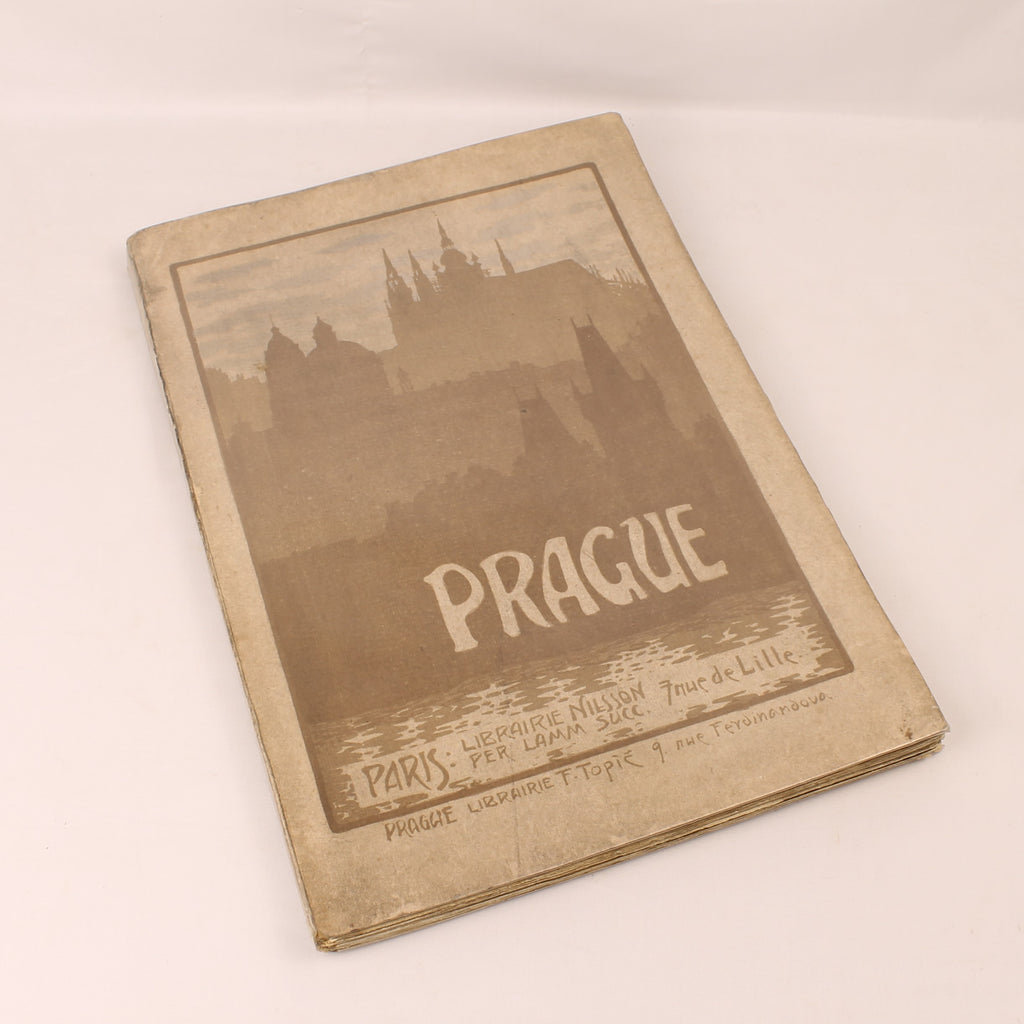 Prague - Henri Hantich - First Edition 1905 - Author's dedication to Karel Chytil
