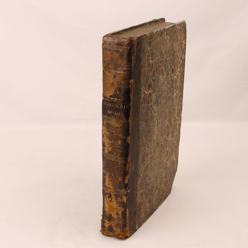 Napoleontisch Geschiedenisboek 1824 | Baron Fain | Originele Uitvouwbare Kaart