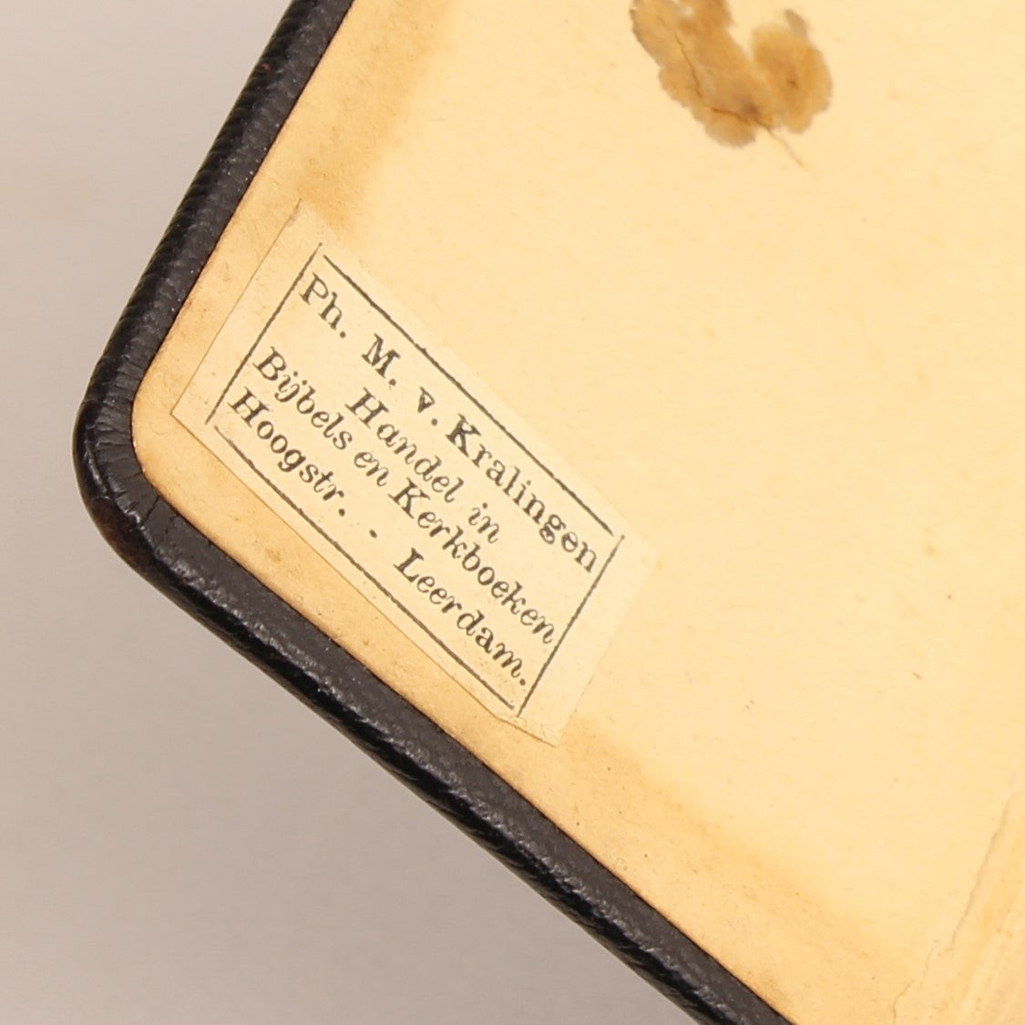 Bible de poche – Le Nouveau Testament – Gebr. Zomer & Keuning – Reliure en cuir avec fermoir – vers 1940