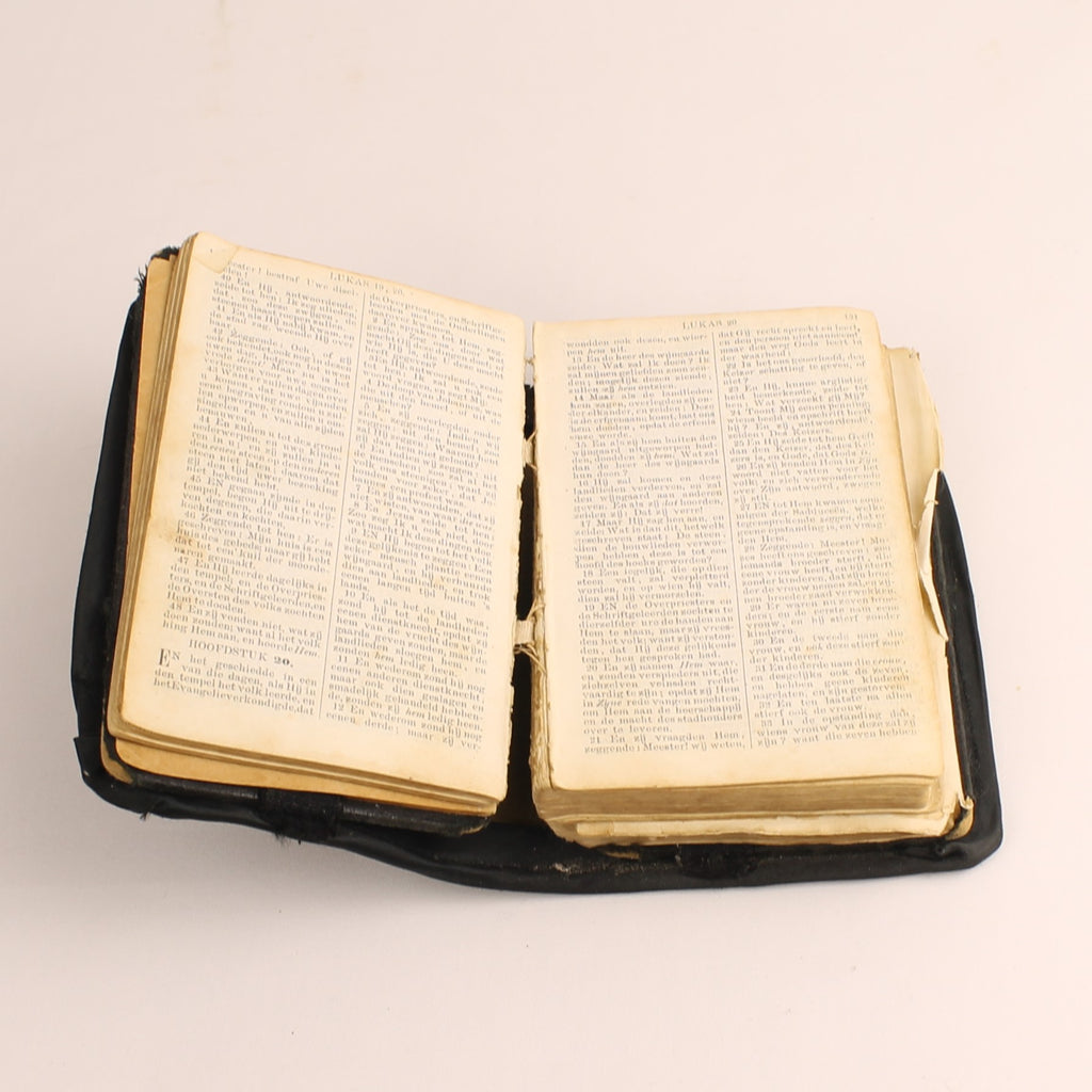 Nederlandse Pocketbijbel | Met Leren Etui ca. 1920–1950