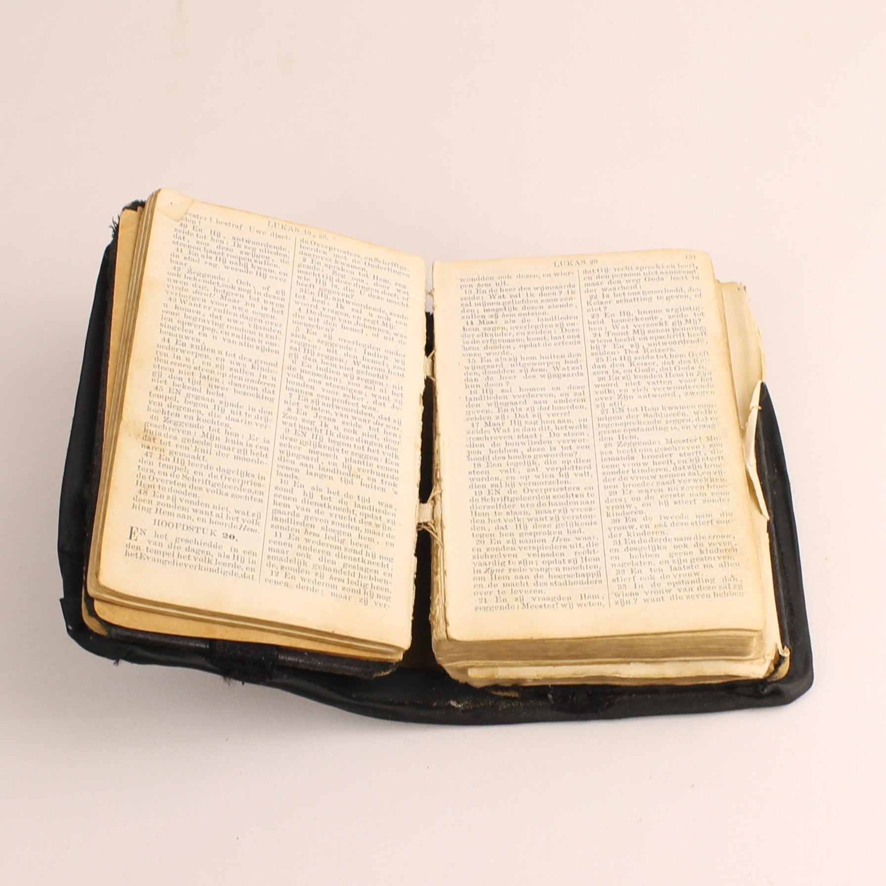 Nederlandse Pocketbijbel | Met Leren Etui ca. 1920–1950