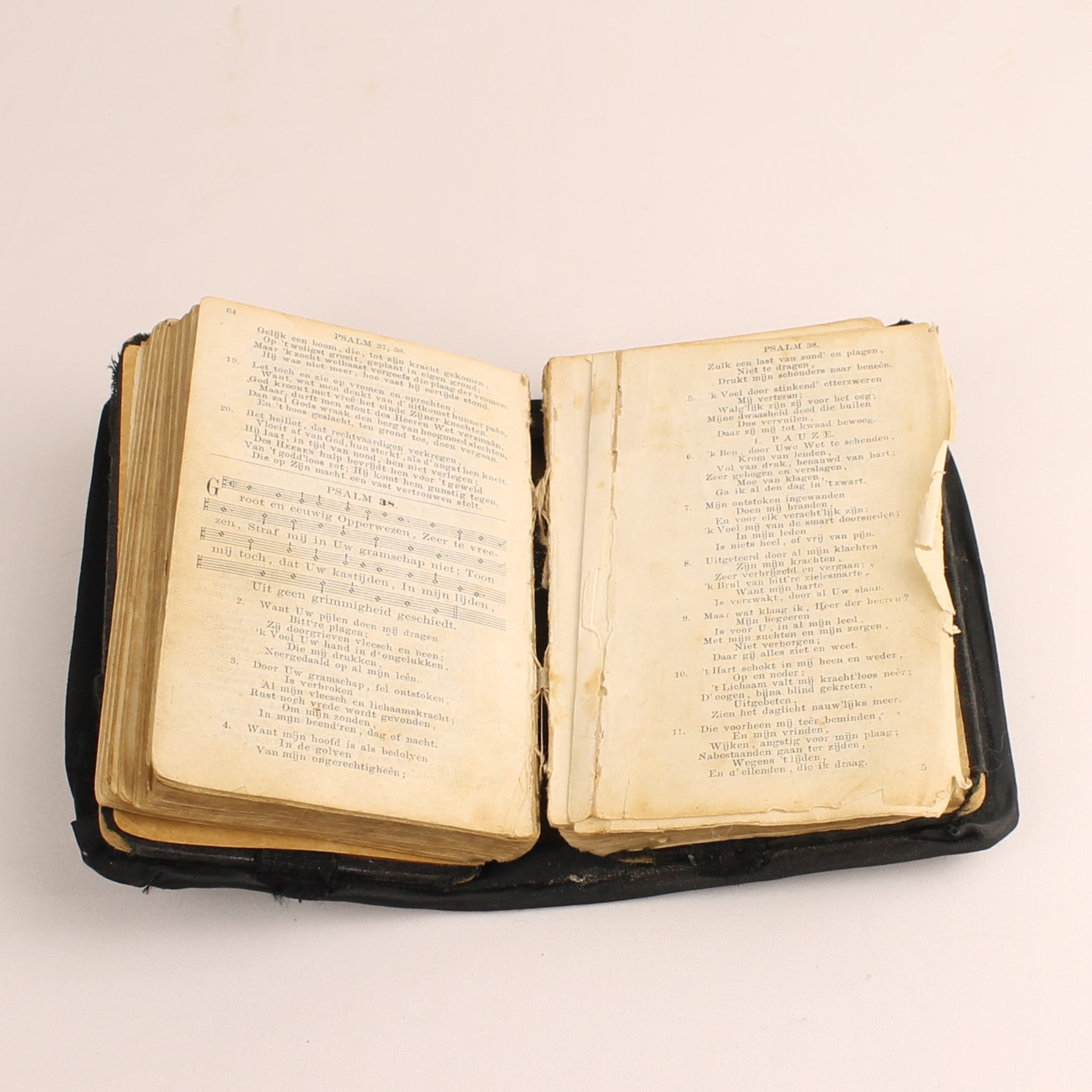 Nederlandse Pocketbijbel | Met Leren Etui ca. 1920–1950