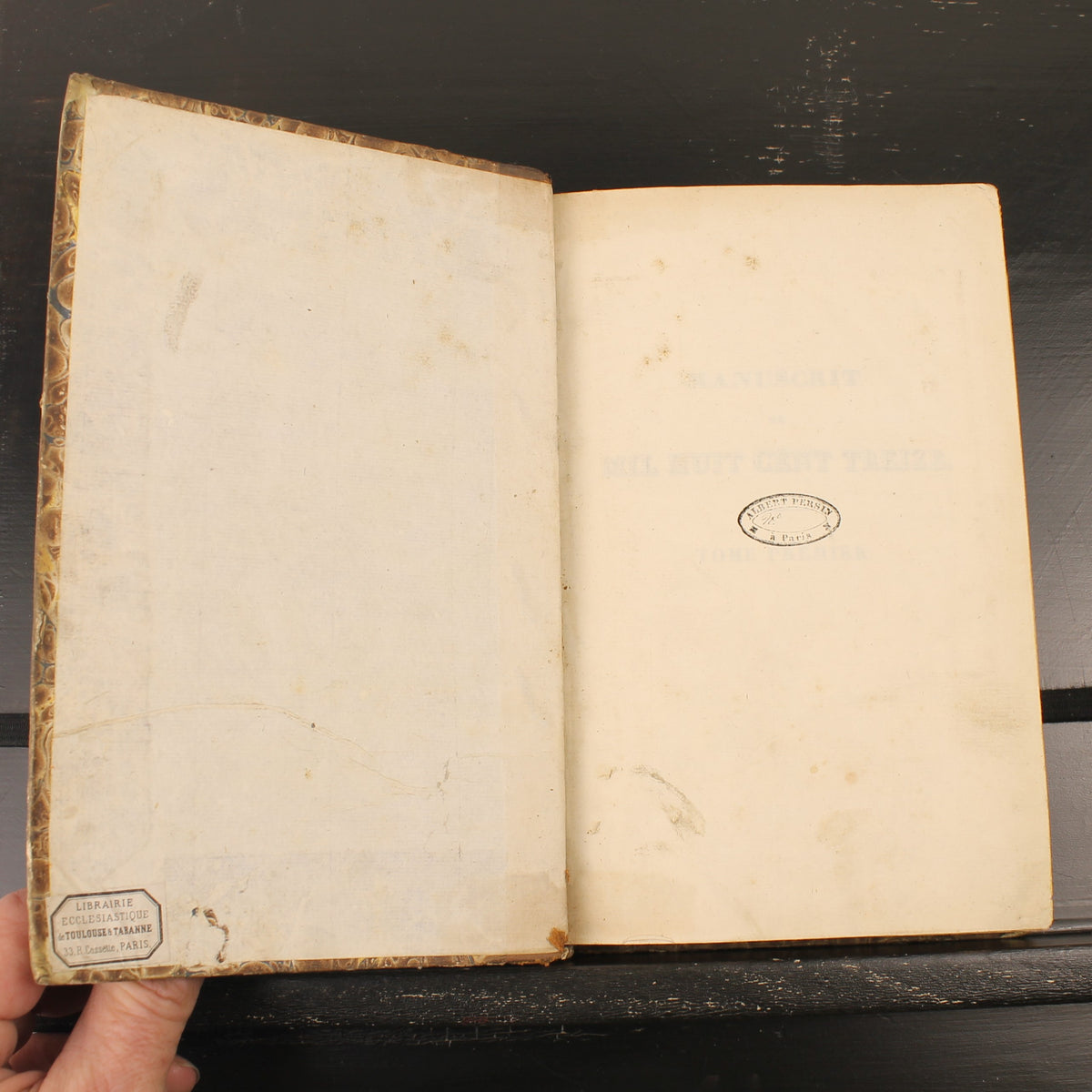 Napoleontisch Geschiedenisboek 1824 | Baron Fain | Originele Uitvouwbare Kaart