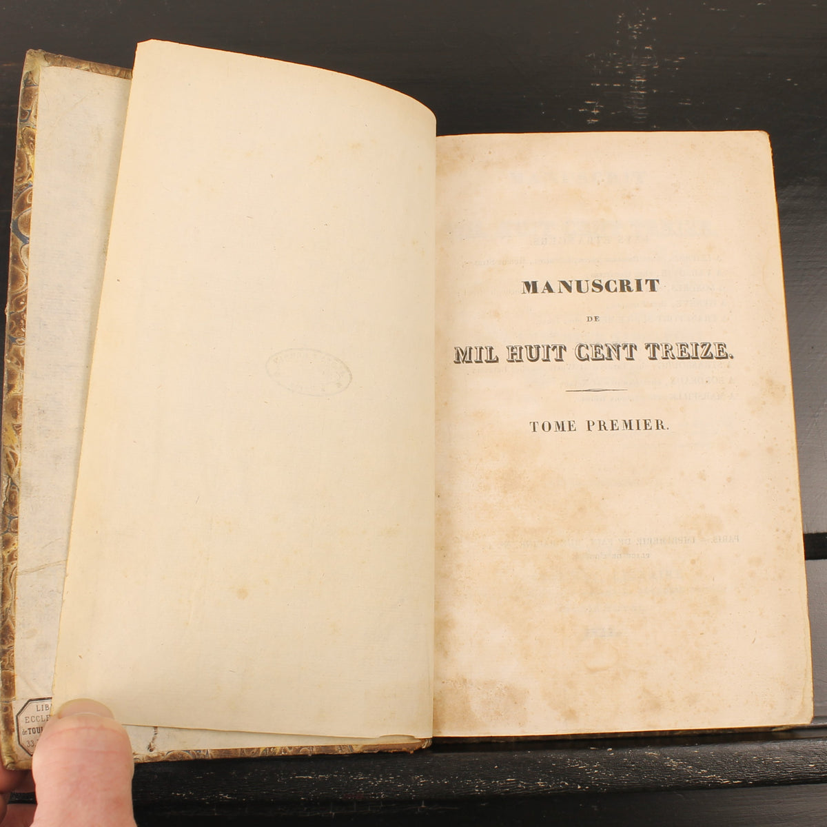 Napoleontisch Geschiedenisboek 1824 | Baron Fain | Originele Uitvouwbare Kaart