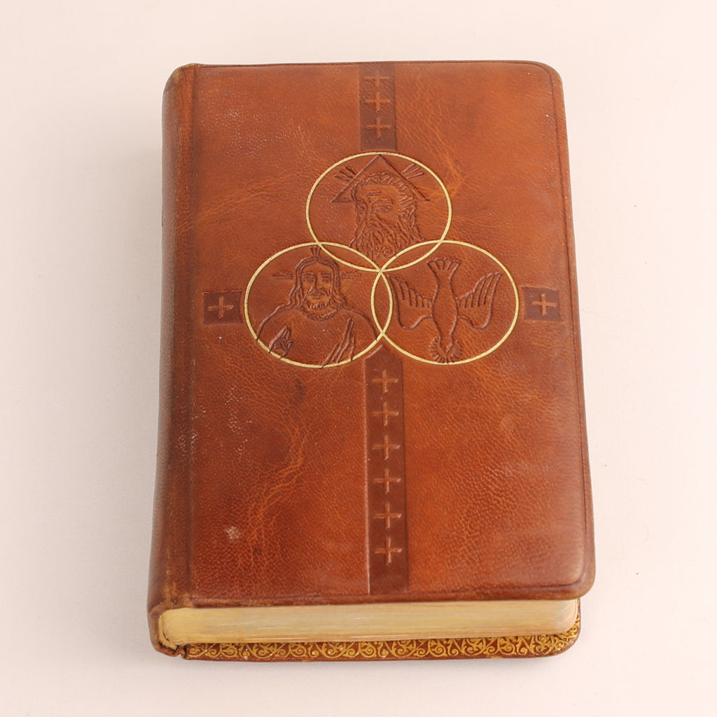 Gebet- und Gesangbuch –  Papierwerk Paul Kaiser, Eupen ca. 1940 - Leren Etui