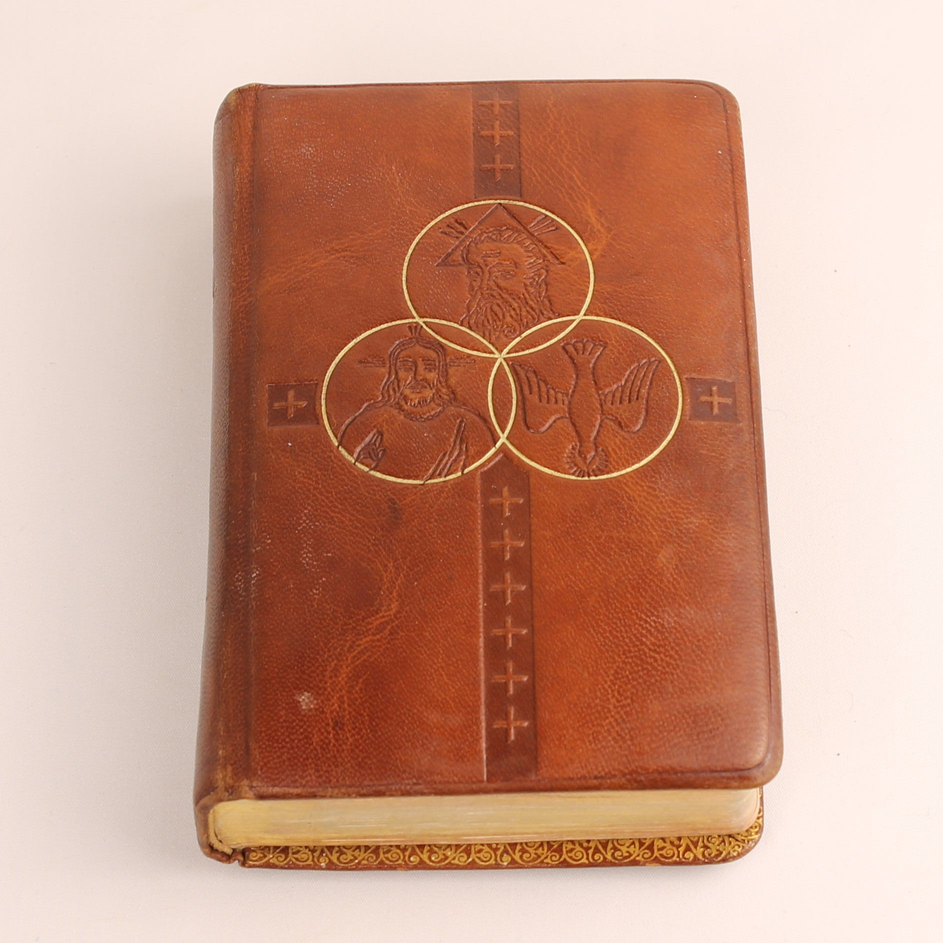 Gebet- und Gesangbuch –  Papierwerk Paul Kaiser, Eupen ca. 1940 - Leren Etui