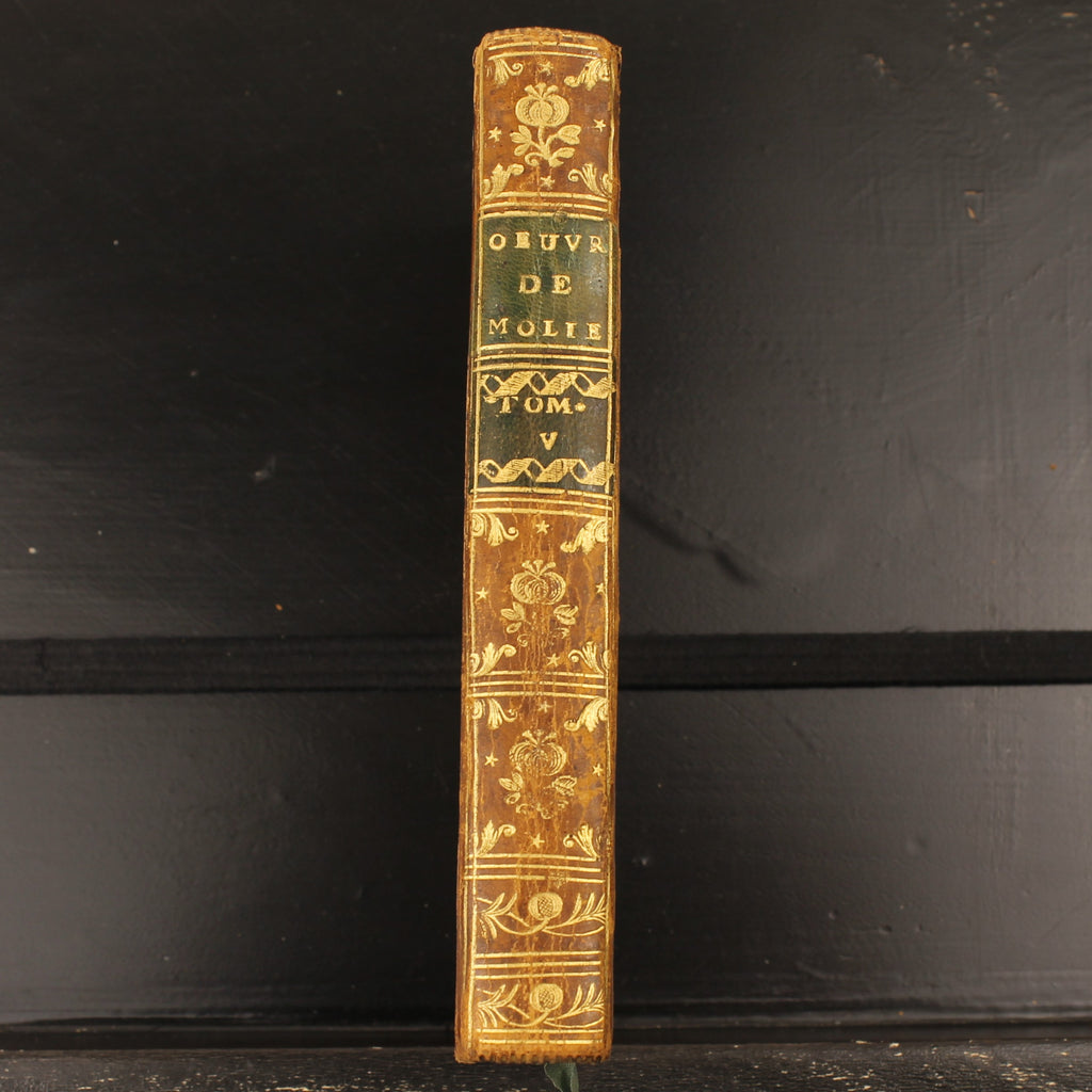 Works of Molière, Volume V - Paris 1784 - At the Widow David's