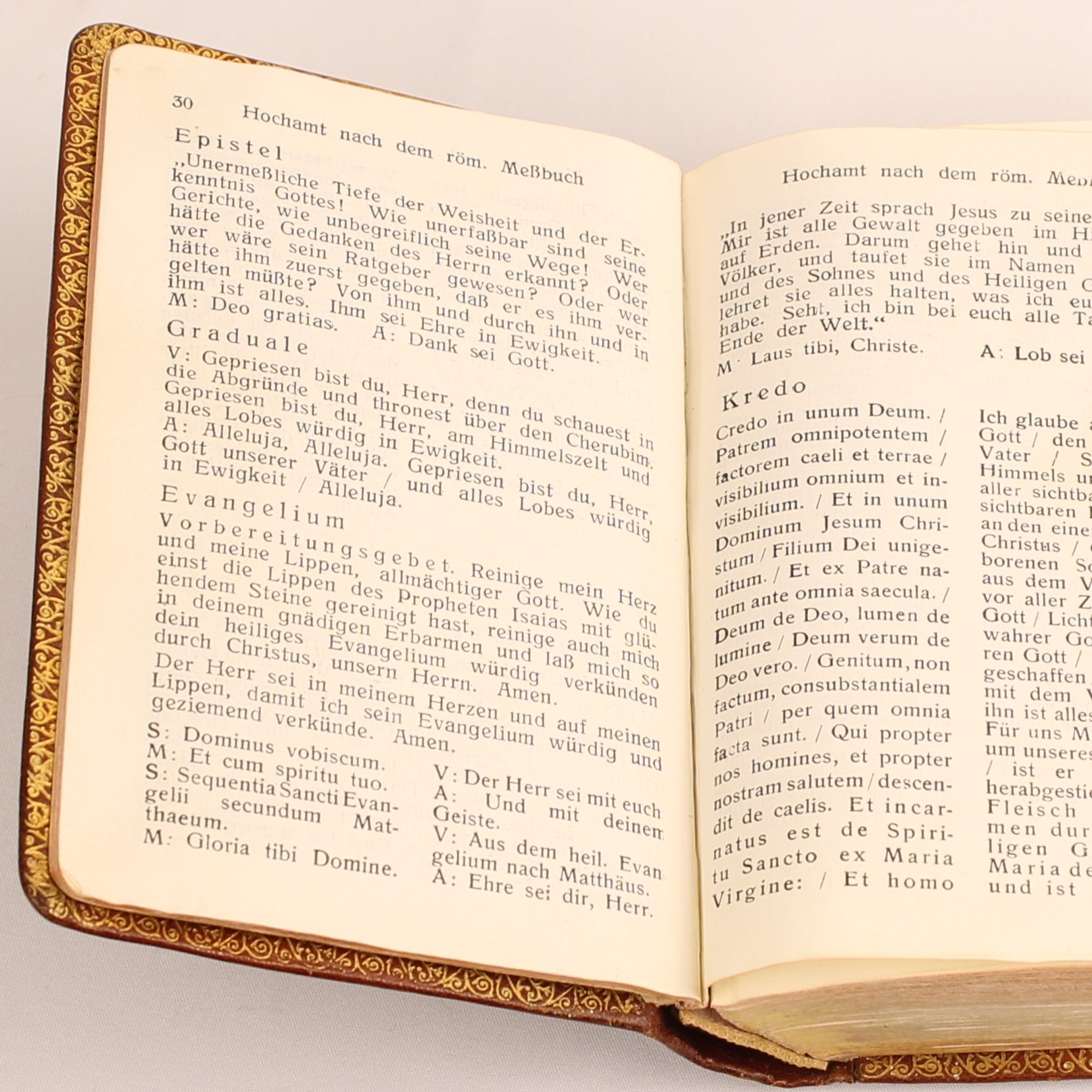 Gebet- und Gesangbuch –  Papierwerk Paul Kaiser, Eupen ca. 1940 - Leren Etui