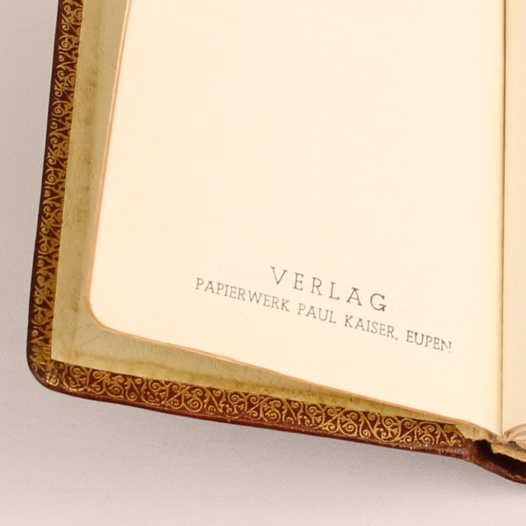 Gebet- und Gesangbuch –  Papierwerk Paul Kaiser, Eupen ca. 1940 - Leren Etui