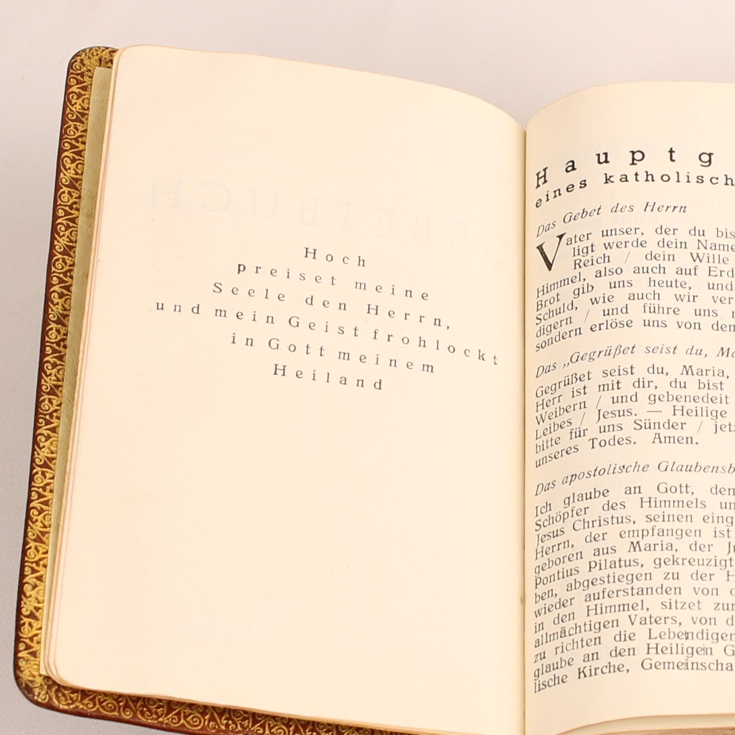 Gebet- und Gesangbuch –  Papierwerk Paul Kaiser, Eupen ca. 1940 - Leren Etui