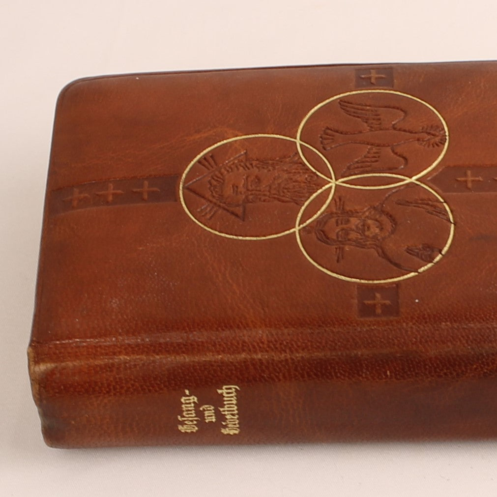 Gebet- und Gesangbuch –  Papierwerk Paul Kaiser, Eupen ca. 1940 - Leren Etui