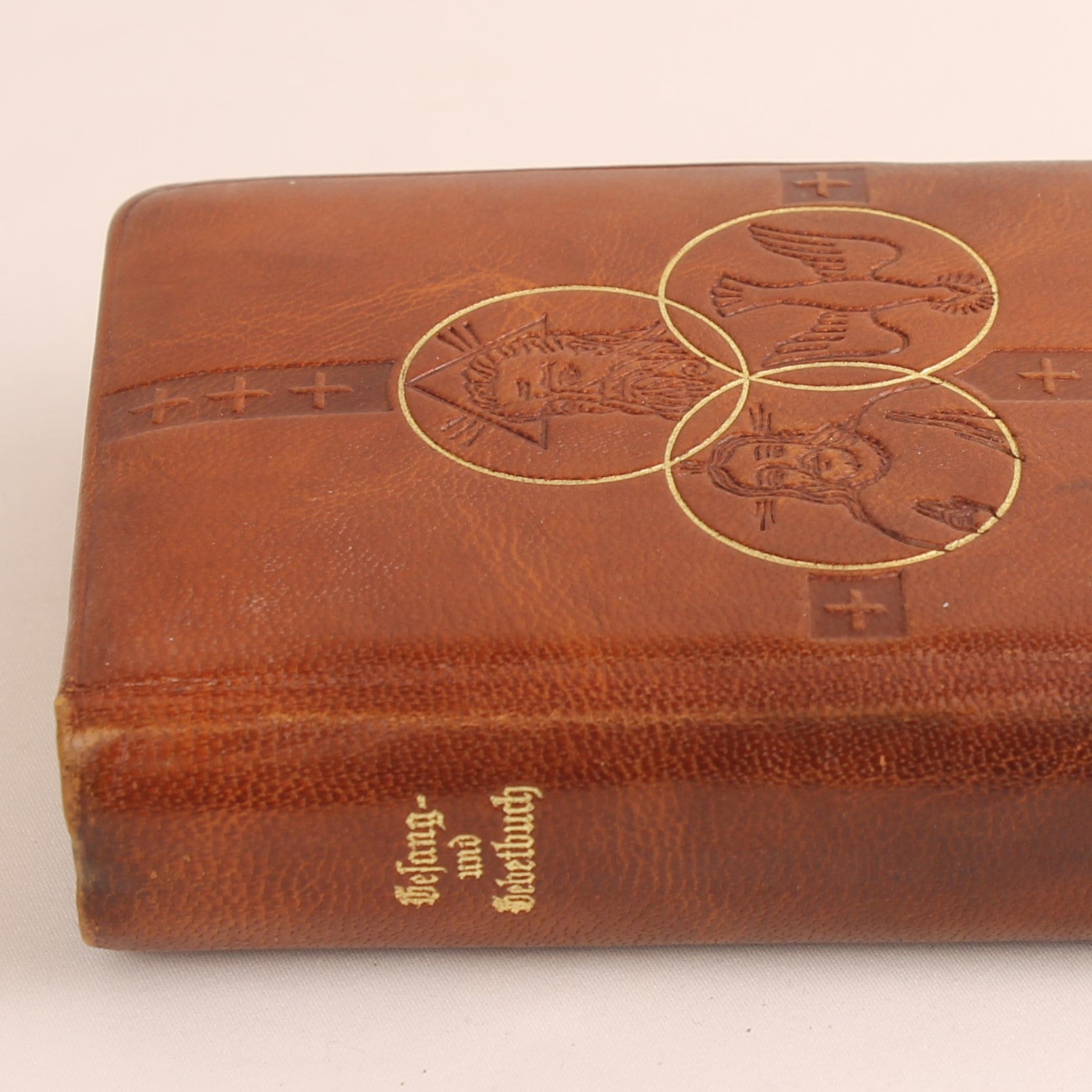 Gebet- und Gesangbuch –  Papierwerk Paul Kaiser, Eupen ca. 1940 - Leren Etui