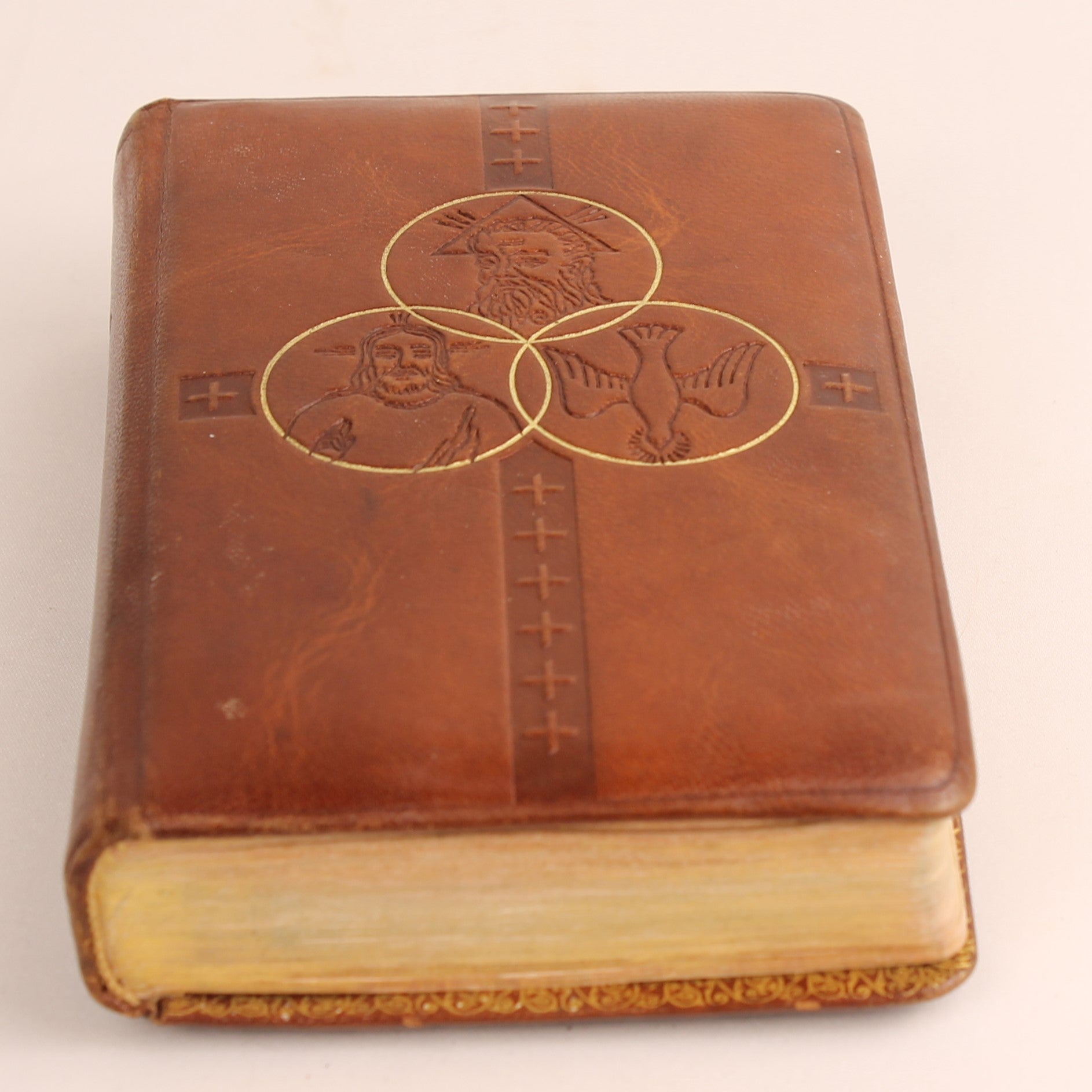 Gebet- und Gesangbuch –  Papierwerk Paul Kaiser, Eupen ca. 1940 - Leren Etui