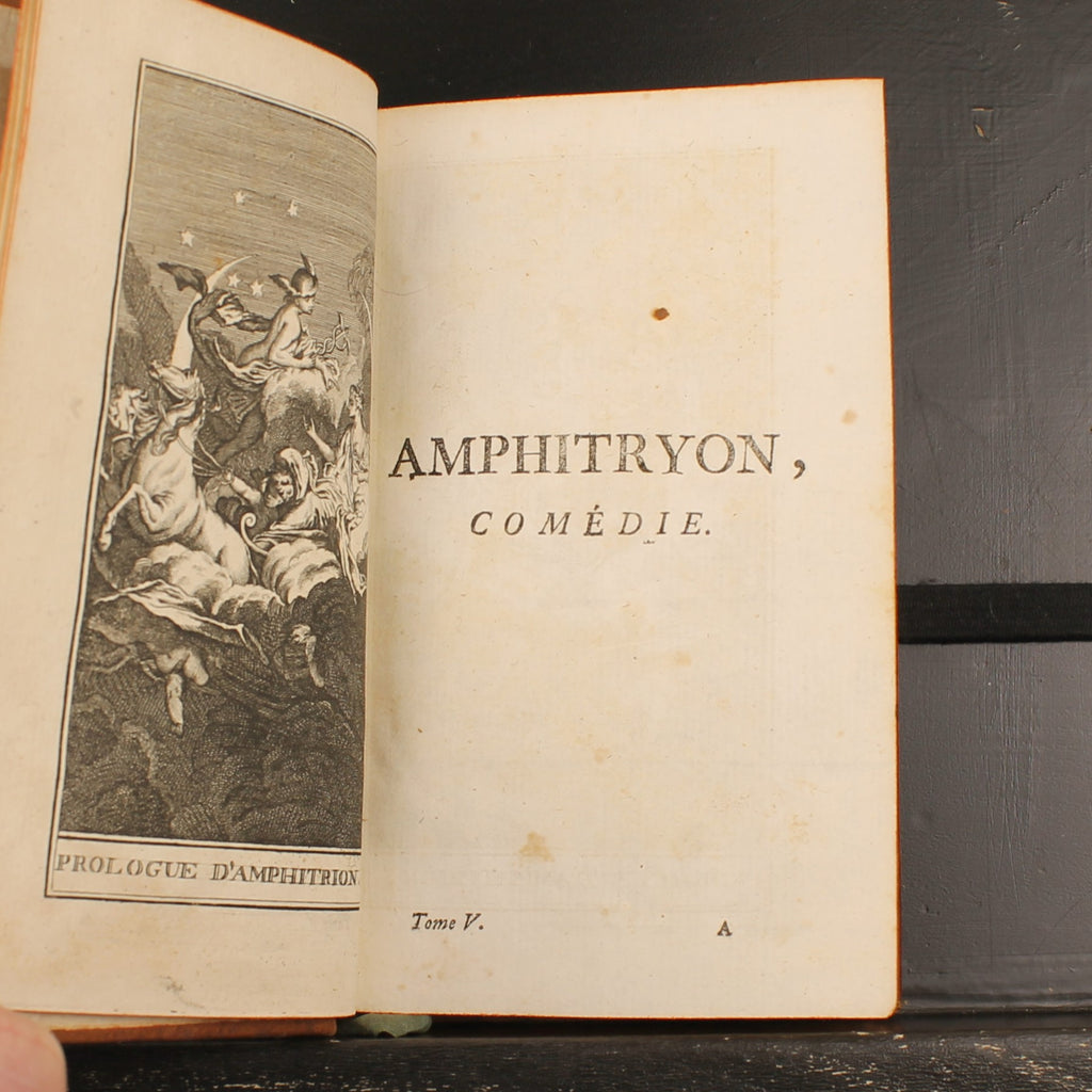 Works of Molière, Volume V - Paris 1784 - At the Widow David's
