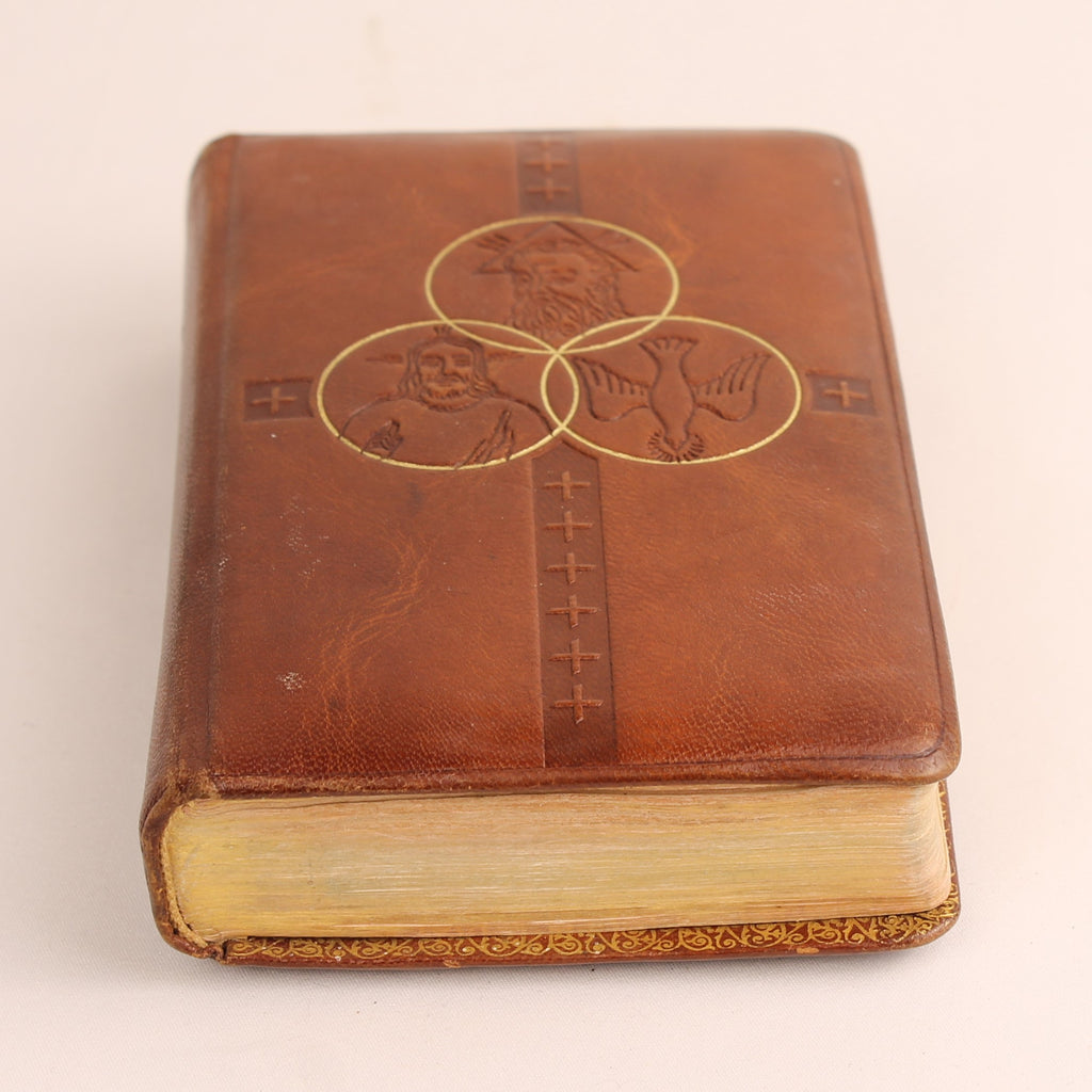 Gebet- und Gesangbuch –  Papierwerk Paul Kaiser, Eupen ca. 1940 - Leren Etui