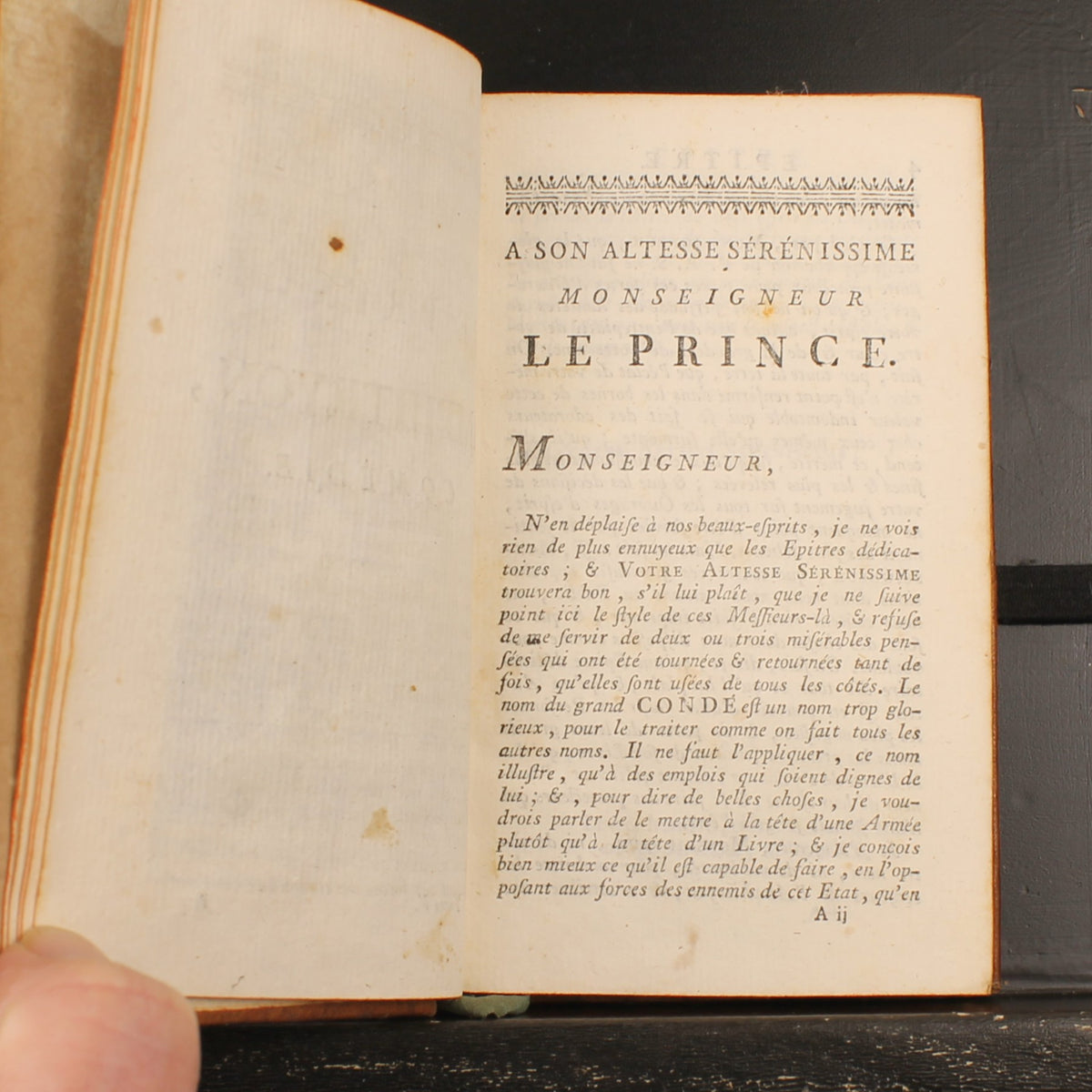Works of Molière, Volume V - Paris 1784 - At the Widow David's