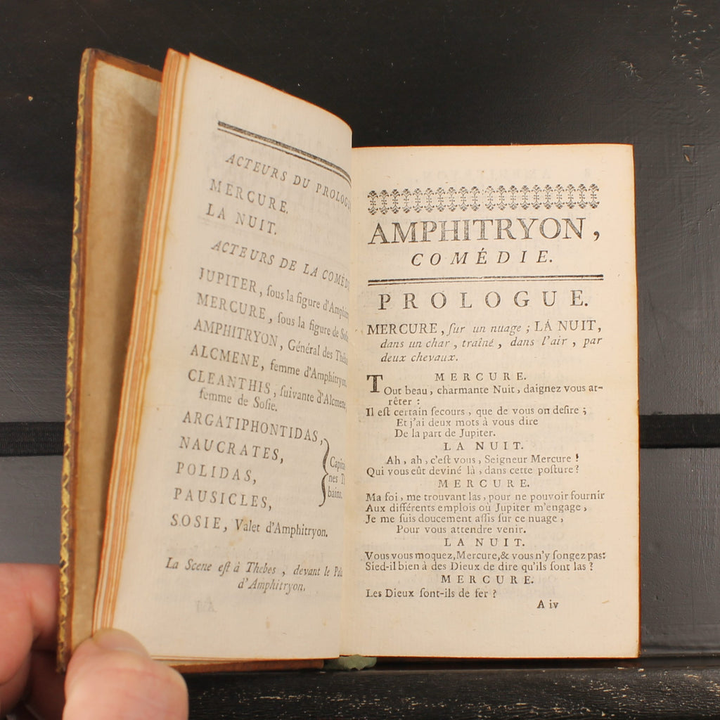 Works of Molière, Volume V - Paris 1784 - At the Widow David's
