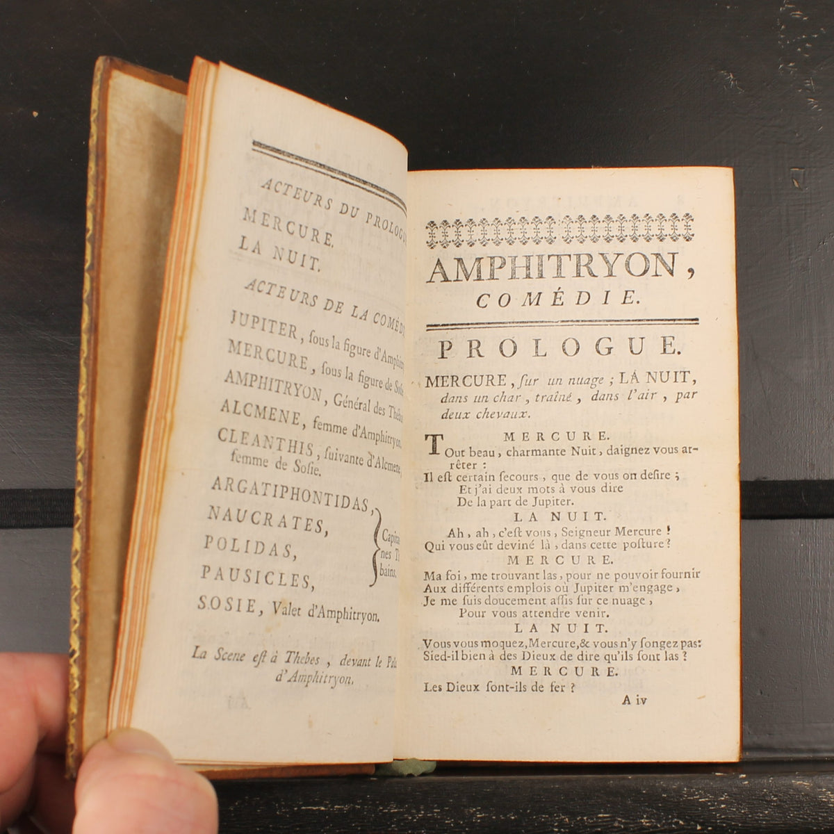 Works of Molière, Volume V - Paris 1784 - At the Widow David's