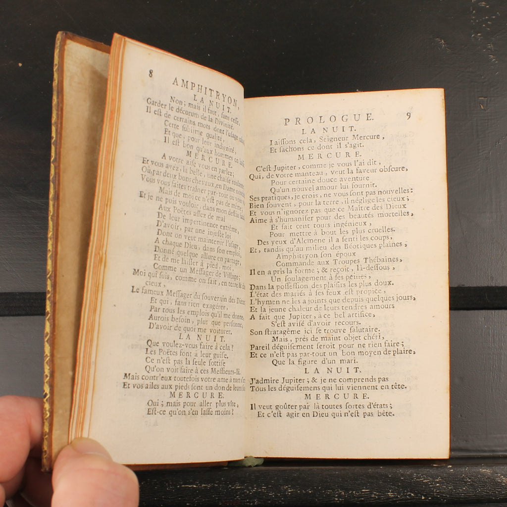 Works of Molière, Volume V - Paris 1784 - At the Widow David's