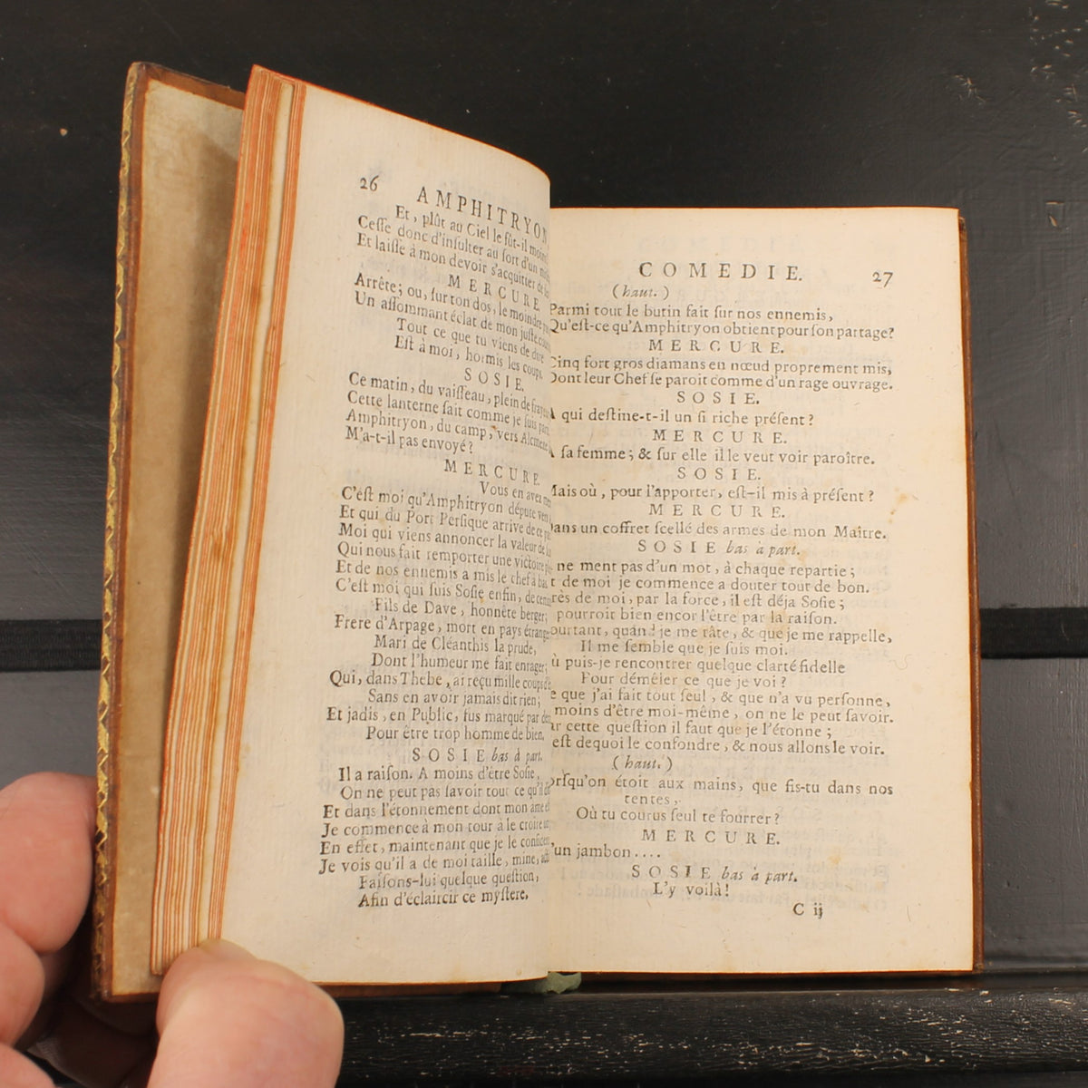Works of Molière, Volume V - Paris 1784 - At the Widow David's