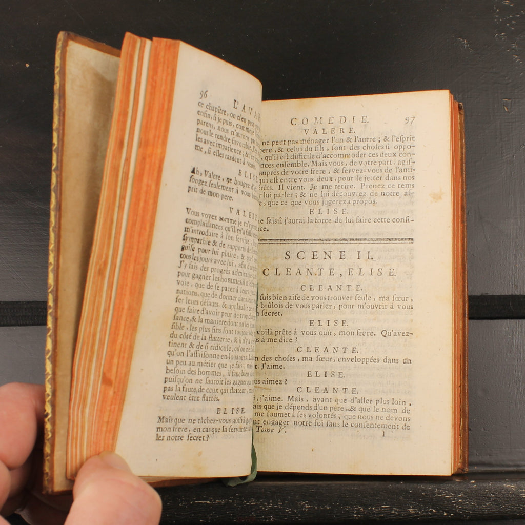 Works of Molière, Volume V - Paris 1784 - At the Widow David's