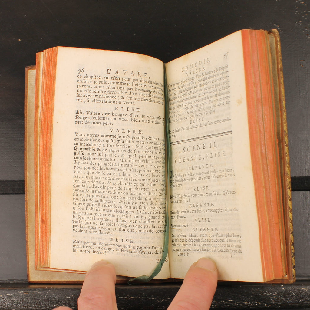 Works of Molière, Volume V - Paris 1784 - At the Widow David's