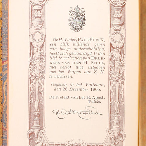 Vintage Catholic Prayer Book “Adoro Te” – Brepols Turnhout – 1937 – Leather Binding with Gilt Edges